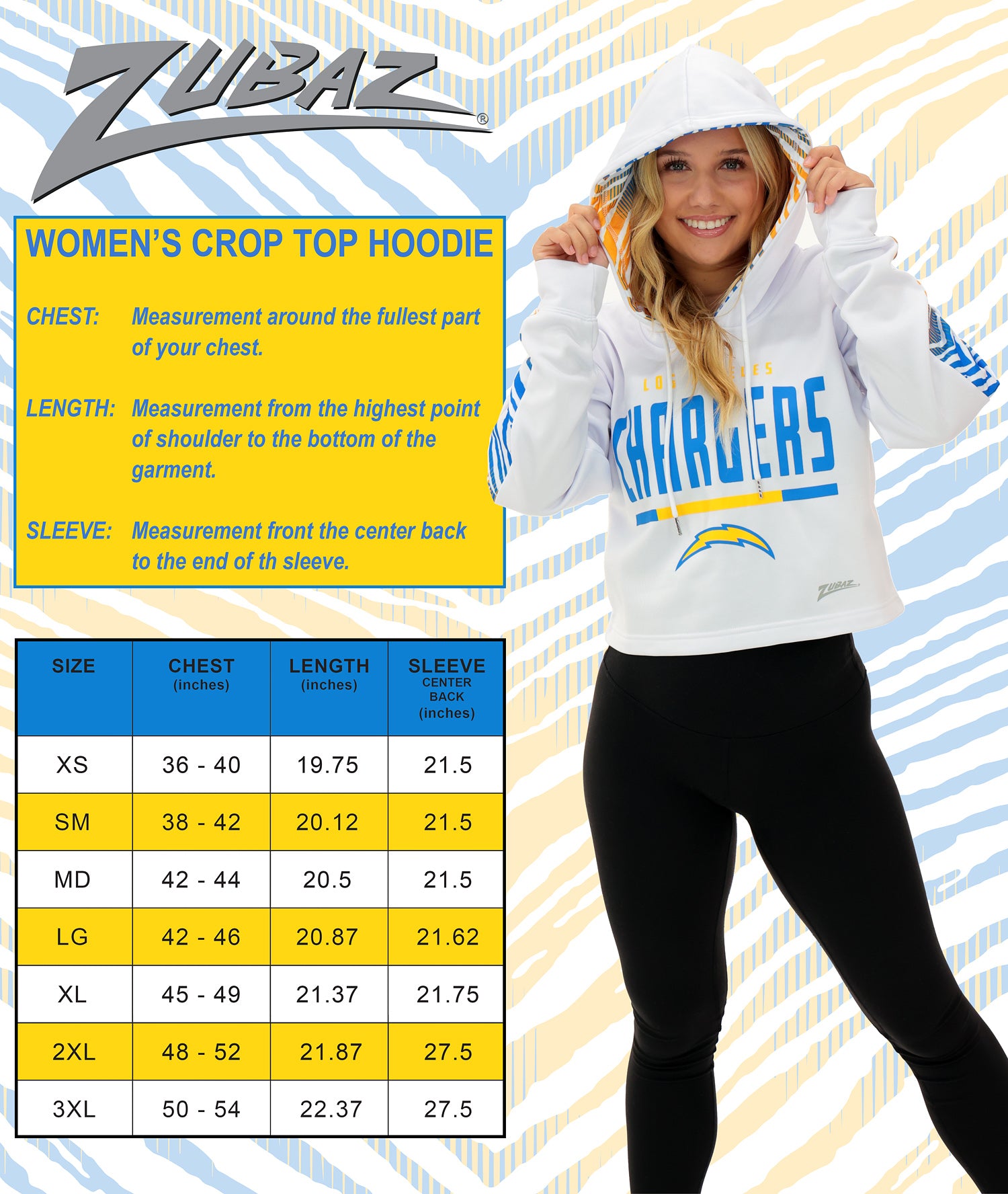 Zubaz NFL Women's Linebacker Zebra Ombre Crop Top Hoodie, LAS VEGAS RAIDERS