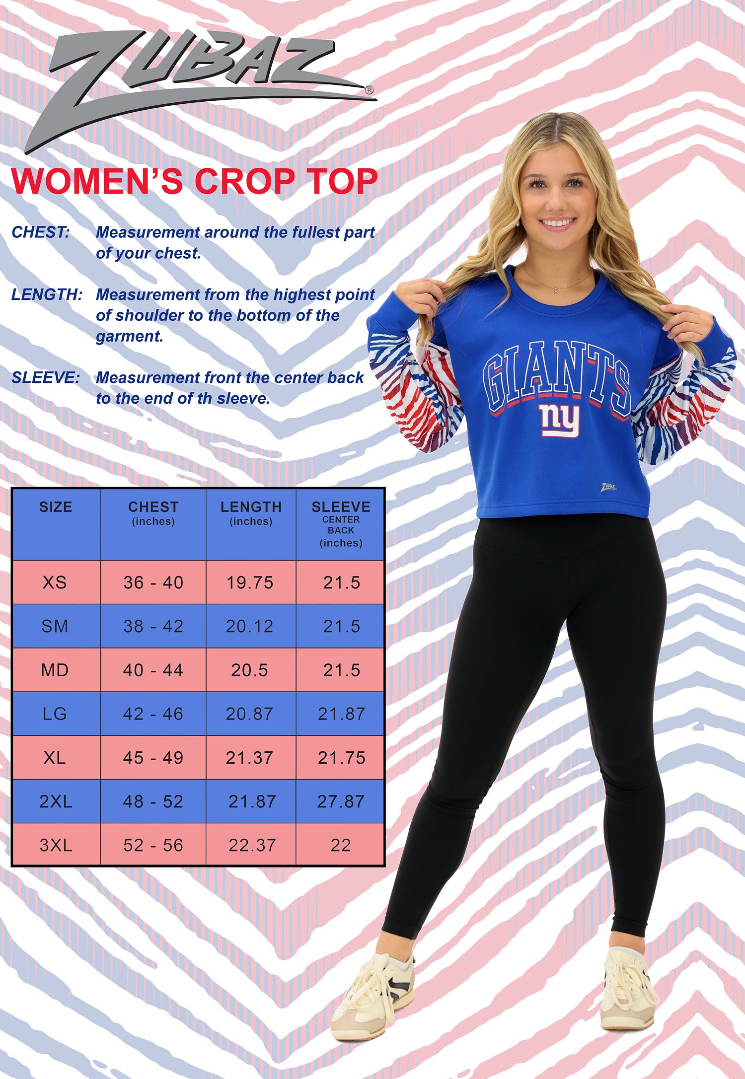 Zubaz NFL   Women's Classic Arch Crop Top with Zebra Ombre Sleeves, SEATTLE SEAHAWKS