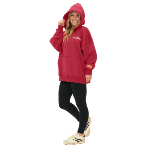 Zubaz NFL   90s Drop Shoulder Hoodie -MVP, ARIZONA CARDINALS
