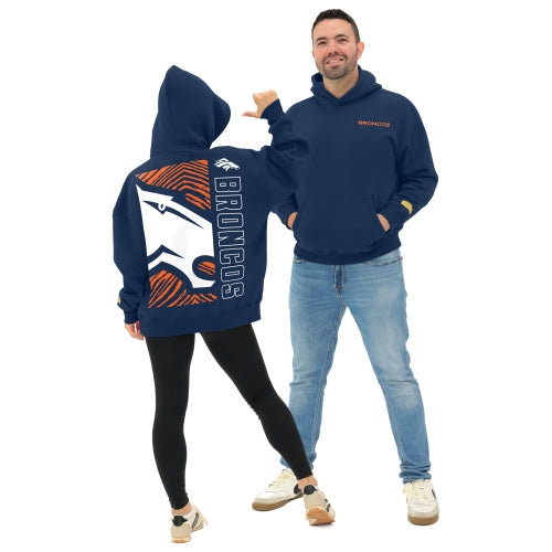 Zubaz NFL   90s Drop Shoulder Hoodie -MVP, DENVER BRONCOS