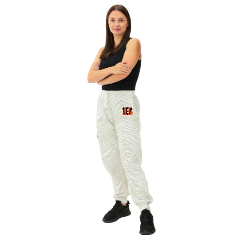 Zubaz NFL Cincinnati Bengals Adult Unisex 2 Color Tonal Zebra 90s Vint