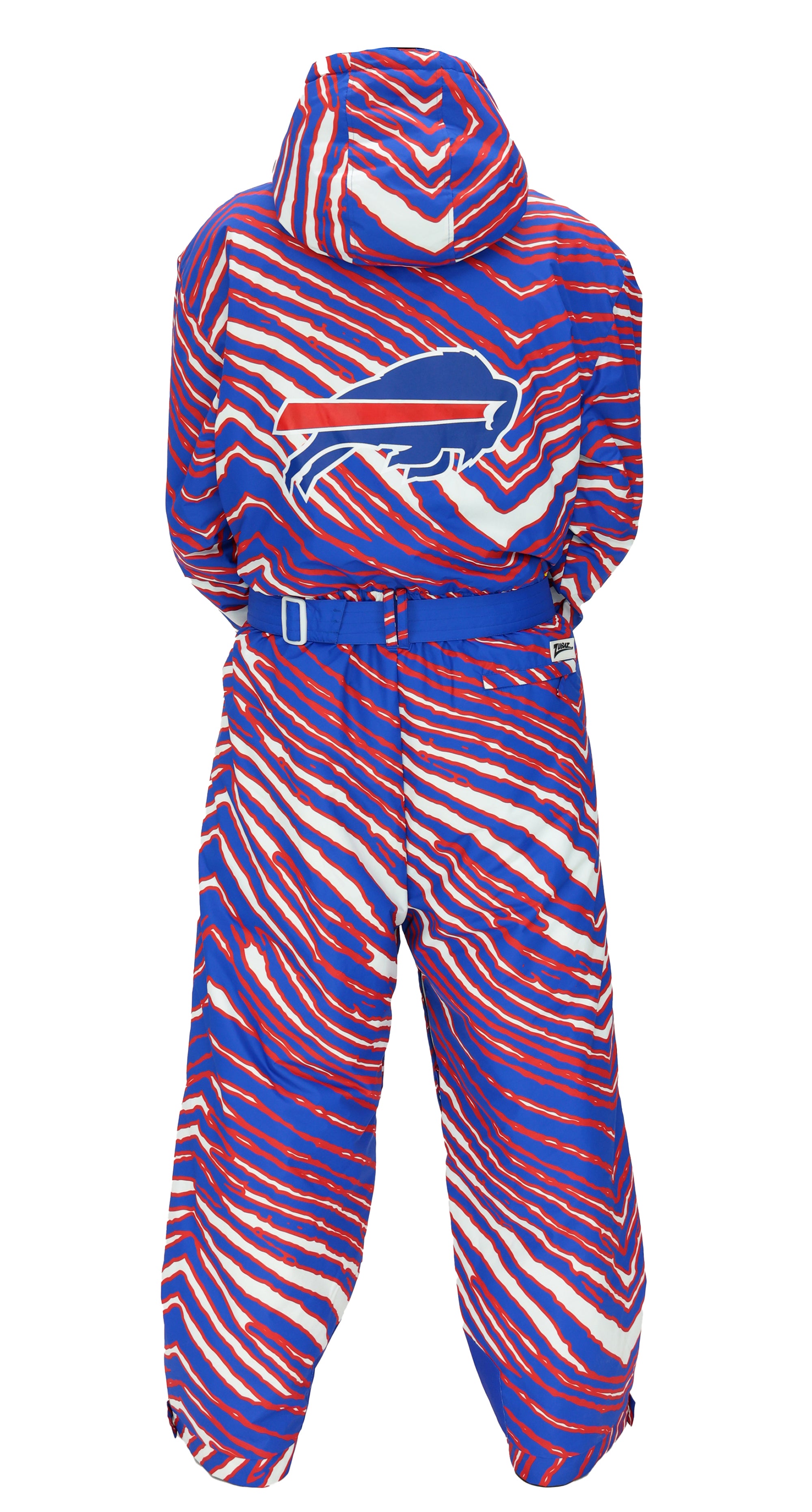 Zubaz NFL Kids Unisex Zebra Team Color Tundra Tux Snowsuit Jr, Buffalo