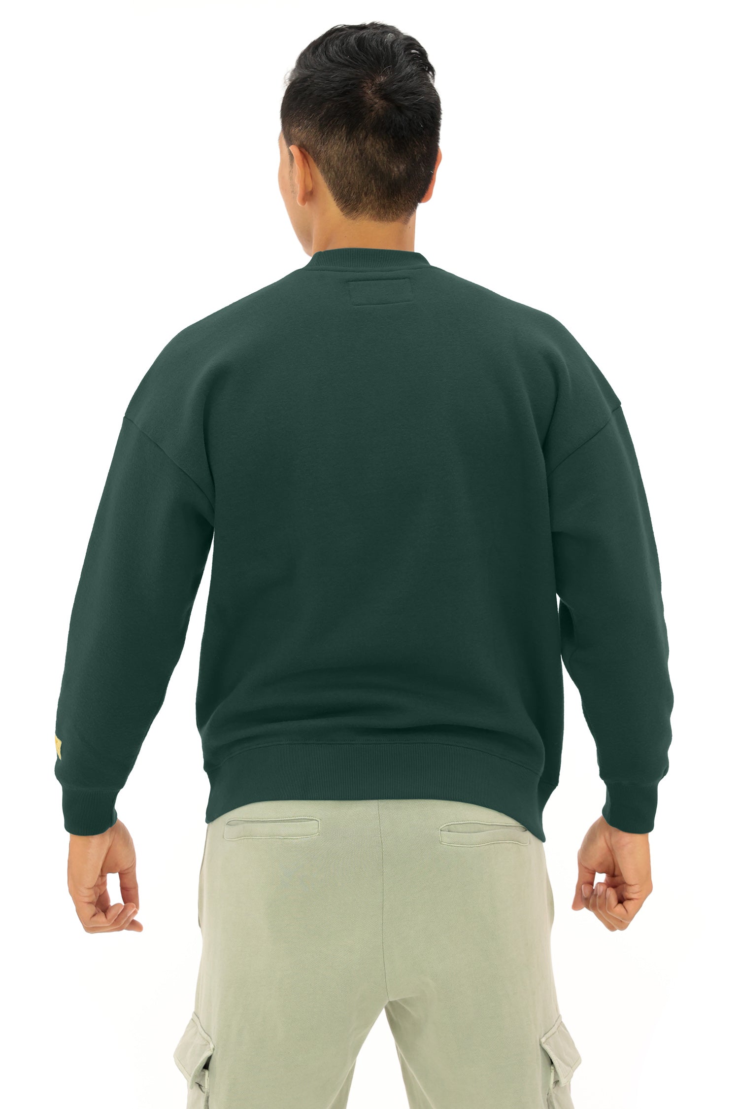 Zubaz NFL   90s Drop Shoulder Crewneck -MVP, GREEN BAY PACKERS - Official NFL Packers Zubaz Apparel (5 of 7)