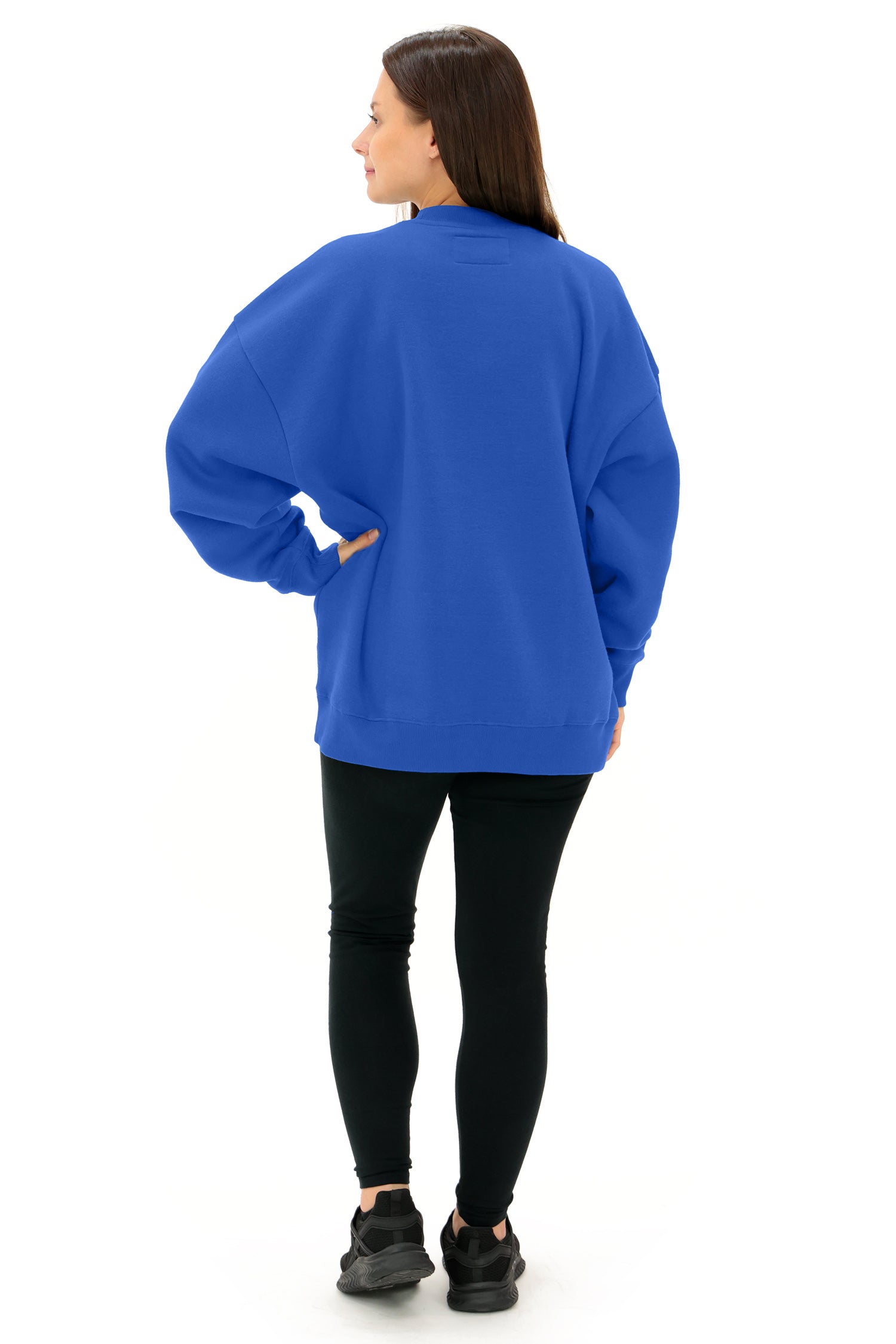 Zubaz NFL   90s Drop Shoulder Crewneck -MVP, NEW YORK GIANTS - Official NFL Giants Zubaz Apparel (3 of 7)