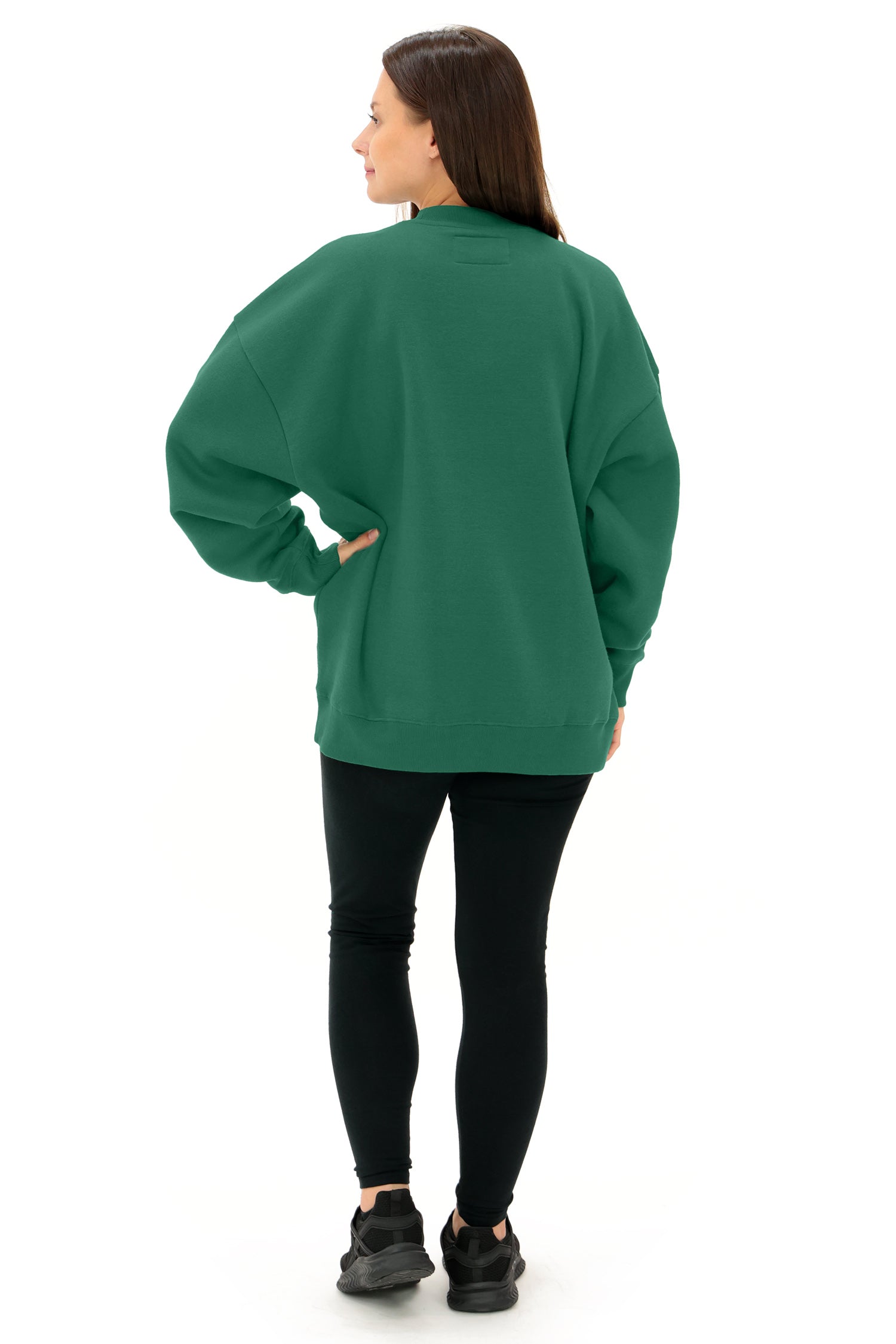 Zubaz NFL   90s Drop Shoulder Crewneck -MVP, NEW YORK JETS