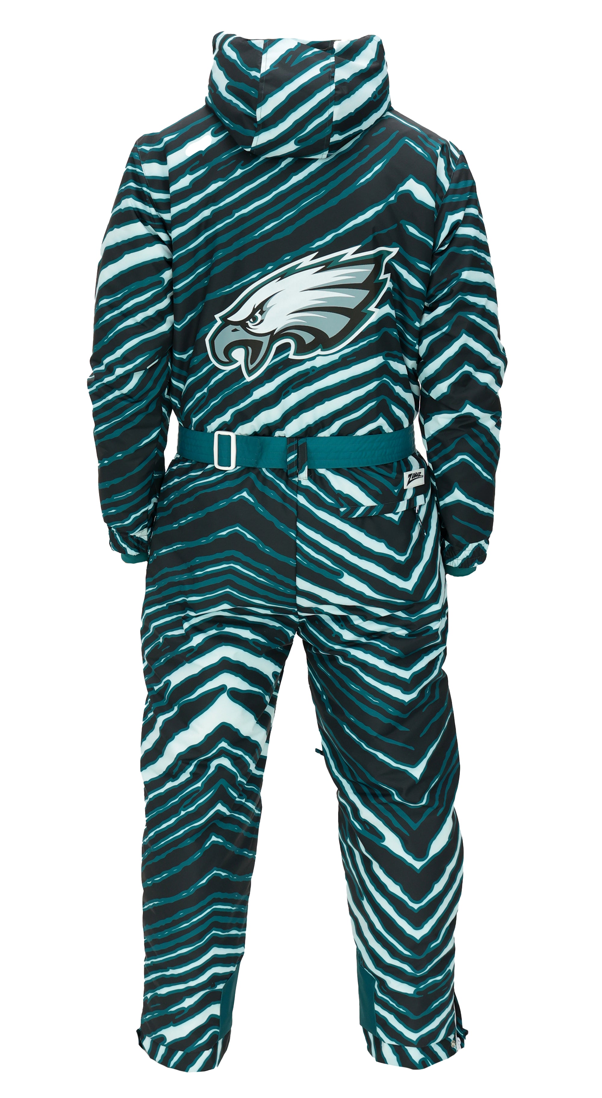 Zubaz NFL Kids Unisex Zebra Team Color Tundra Tux Snowsuit Jr, Philadelphia Eagles