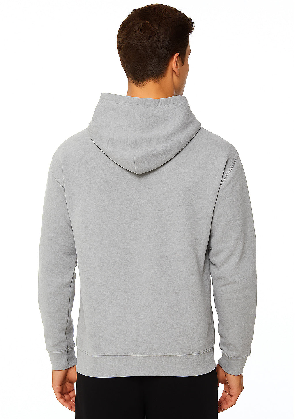 Zubaz NFL Men's Gray Graphic Fleece Hoodie, Atlanta Falcons