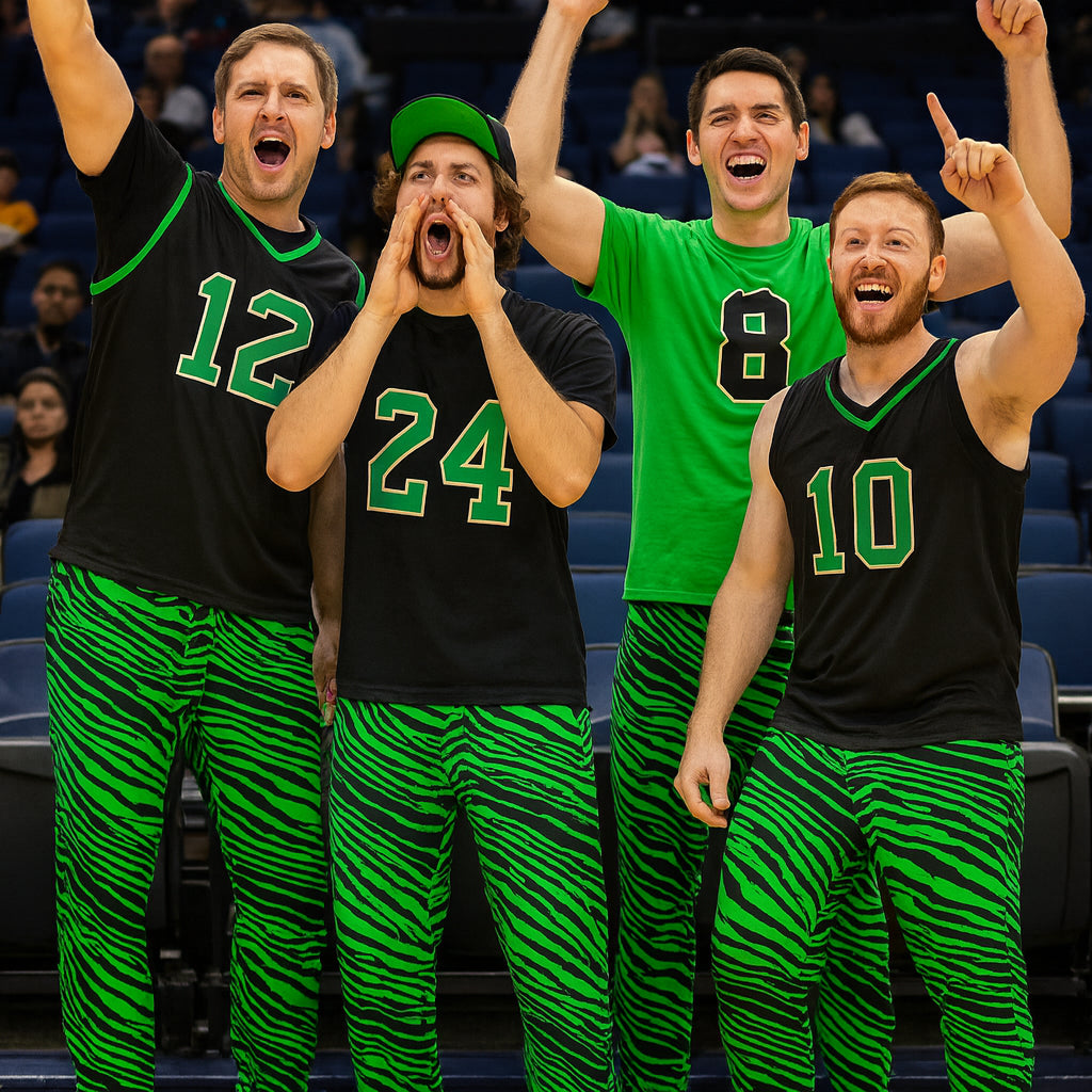 Zubaz Adult Unisex Z88 2 Color Zebra Pants, ROYAL/GOLD - Zubaz Official Sports Apparel (6 of 6)