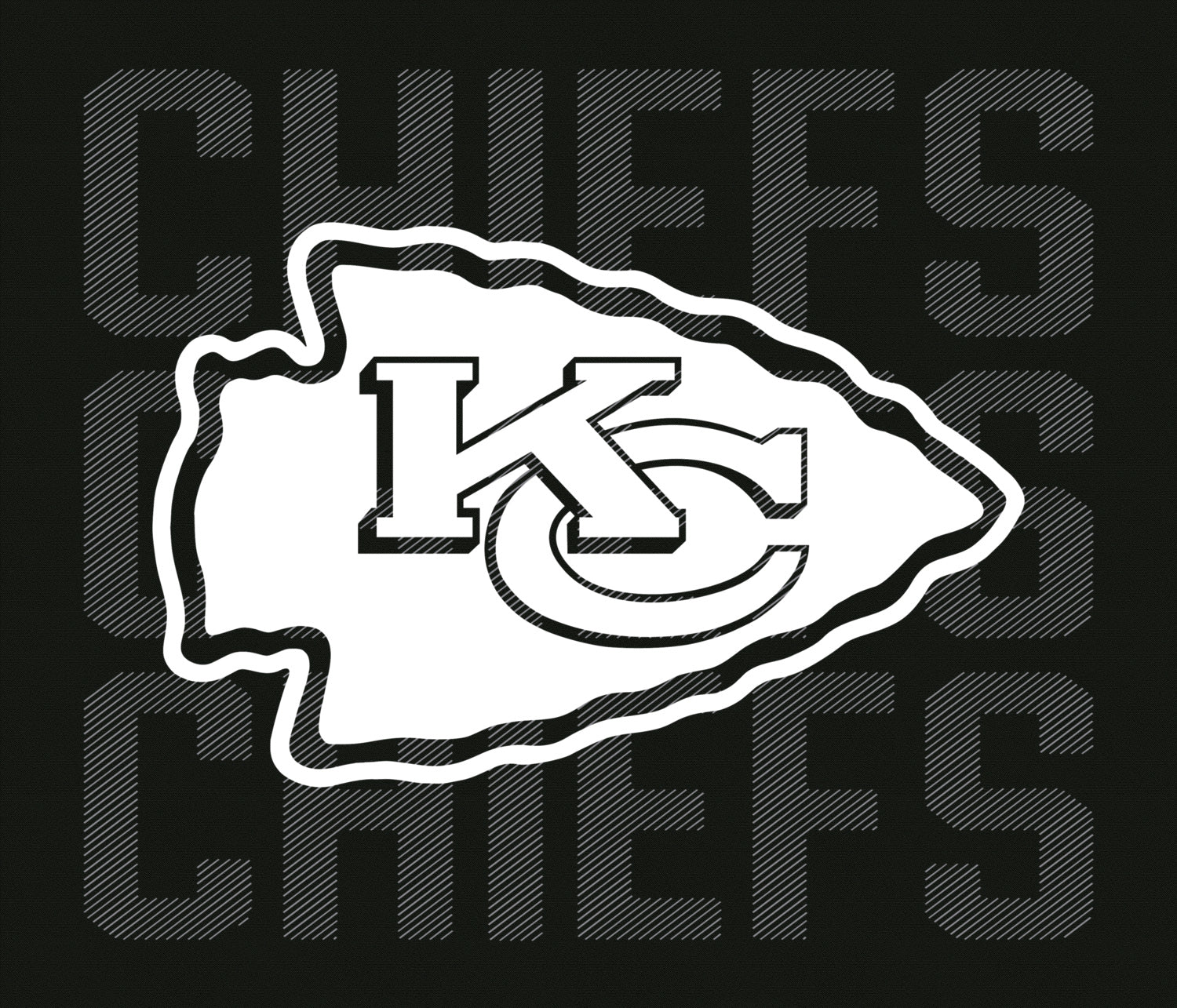 Zubaz NFL   Men's Tonal Camo Line Back Panel Hoodie, KANSAS CITY CHIEFS