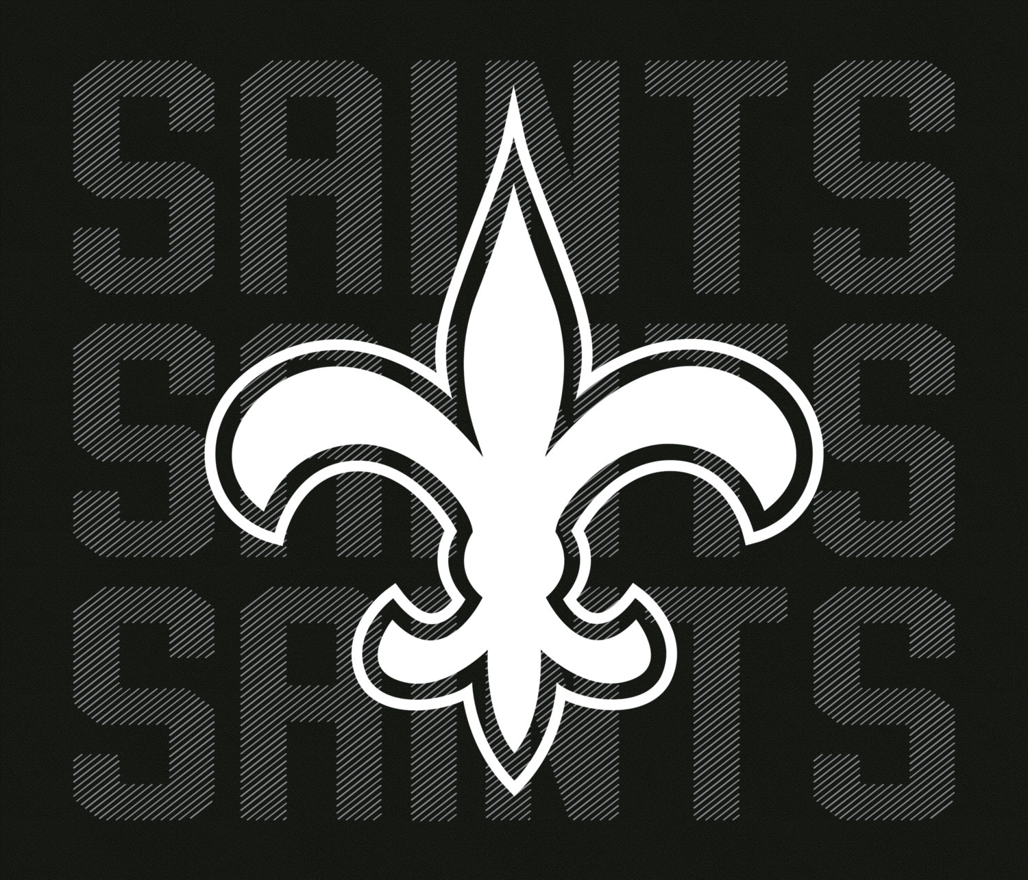 Zubaz NFL   Men's Tonal Camo Line Back Panel Hoodie, NEW ORLEANS SAINTS