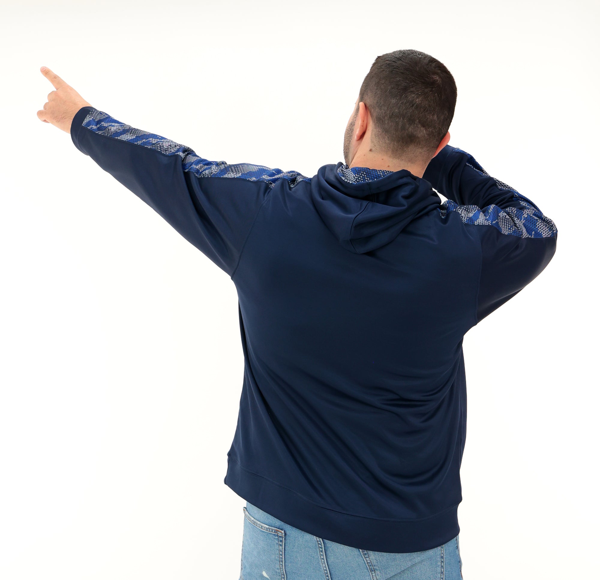 Zubaz NFL Men's Pullover Hoodie With Viper Stripe, Dallas Cowboys