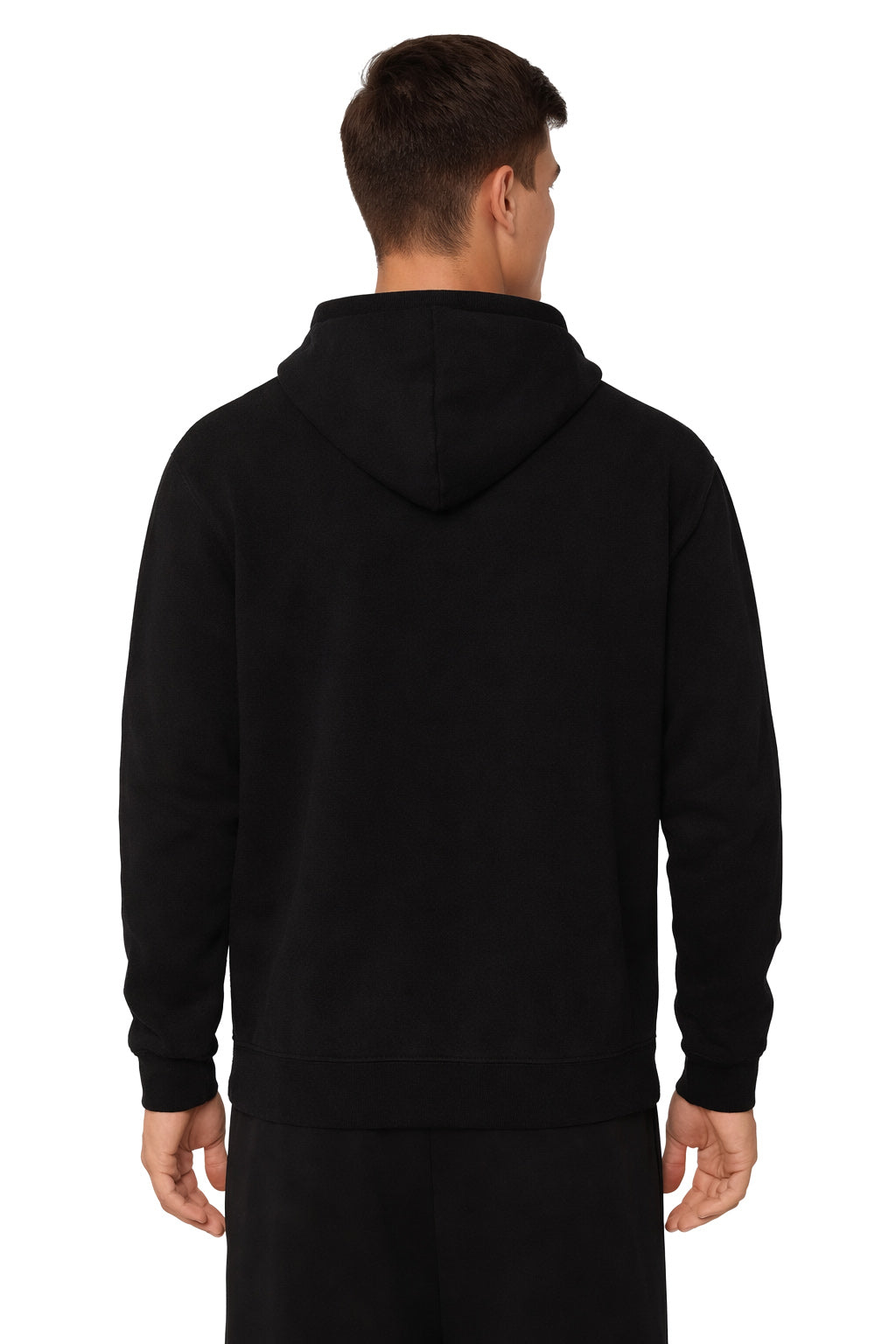 Zubaz NFL Men's Black Graphic Fleece Hoodie, Green Bay Packers
