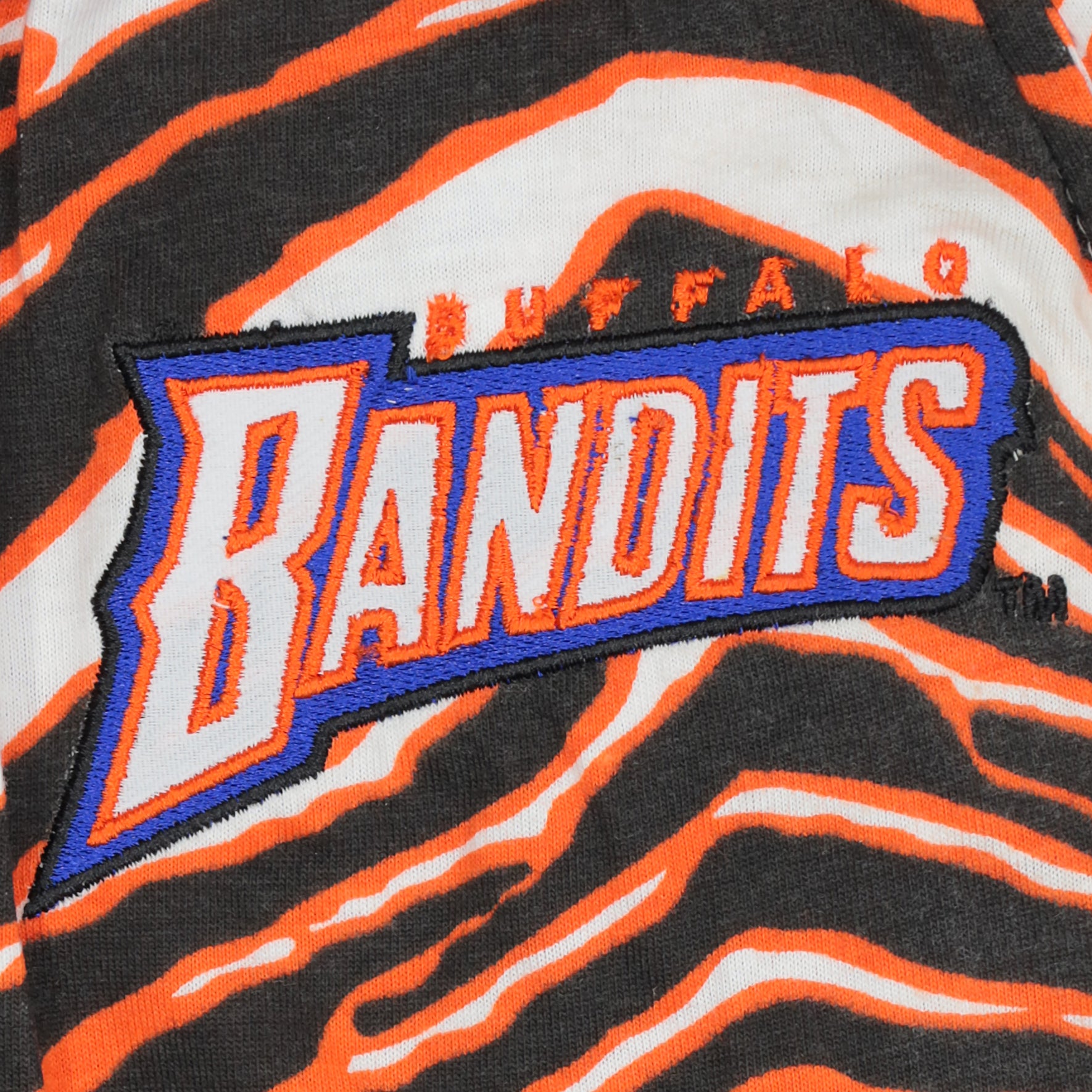 Zubaz NLL Unisex Z88 3 Color Zebra Youth Pant, Buffalo Bandits