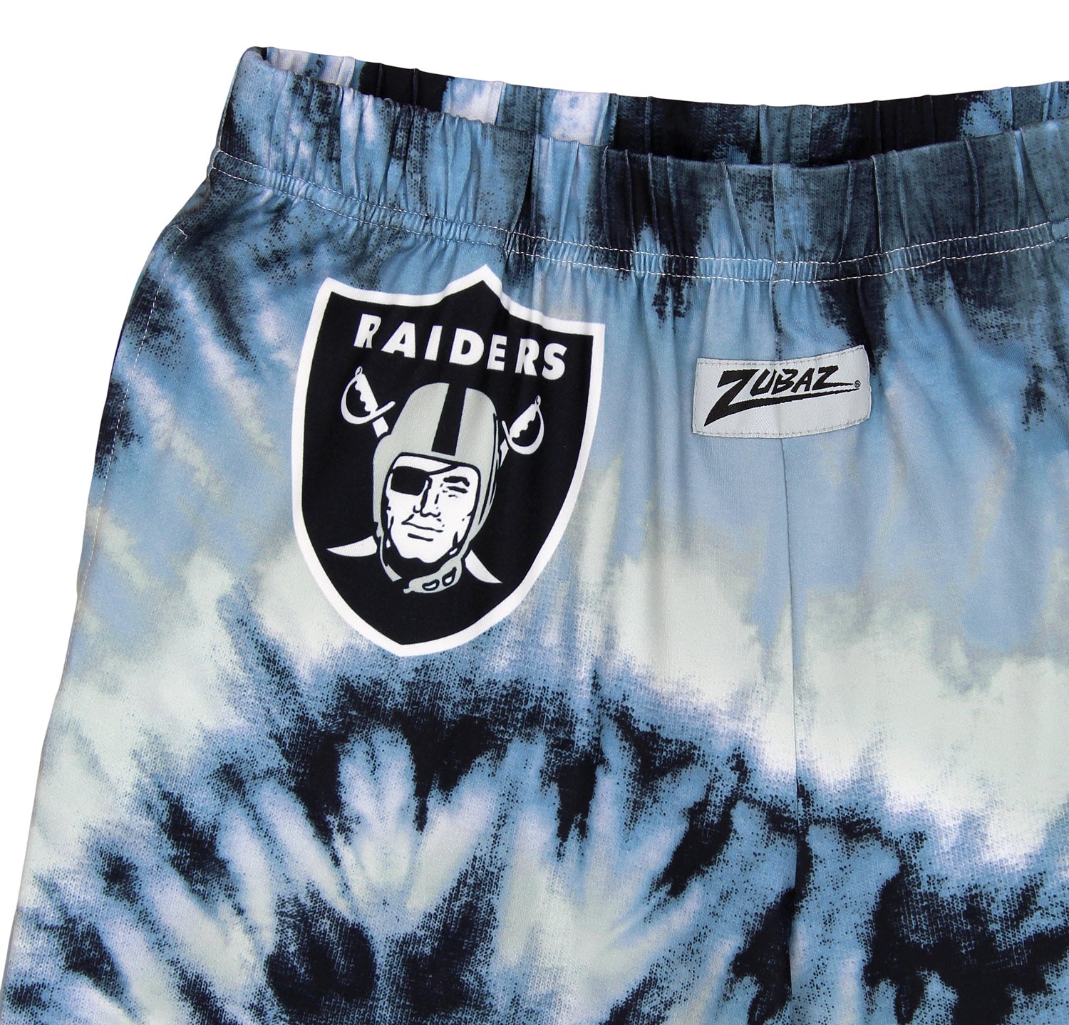 Zubaz Las Vegas Raiders NFL Men's Tie Dye Team Colors Lounge Pants, Bl
