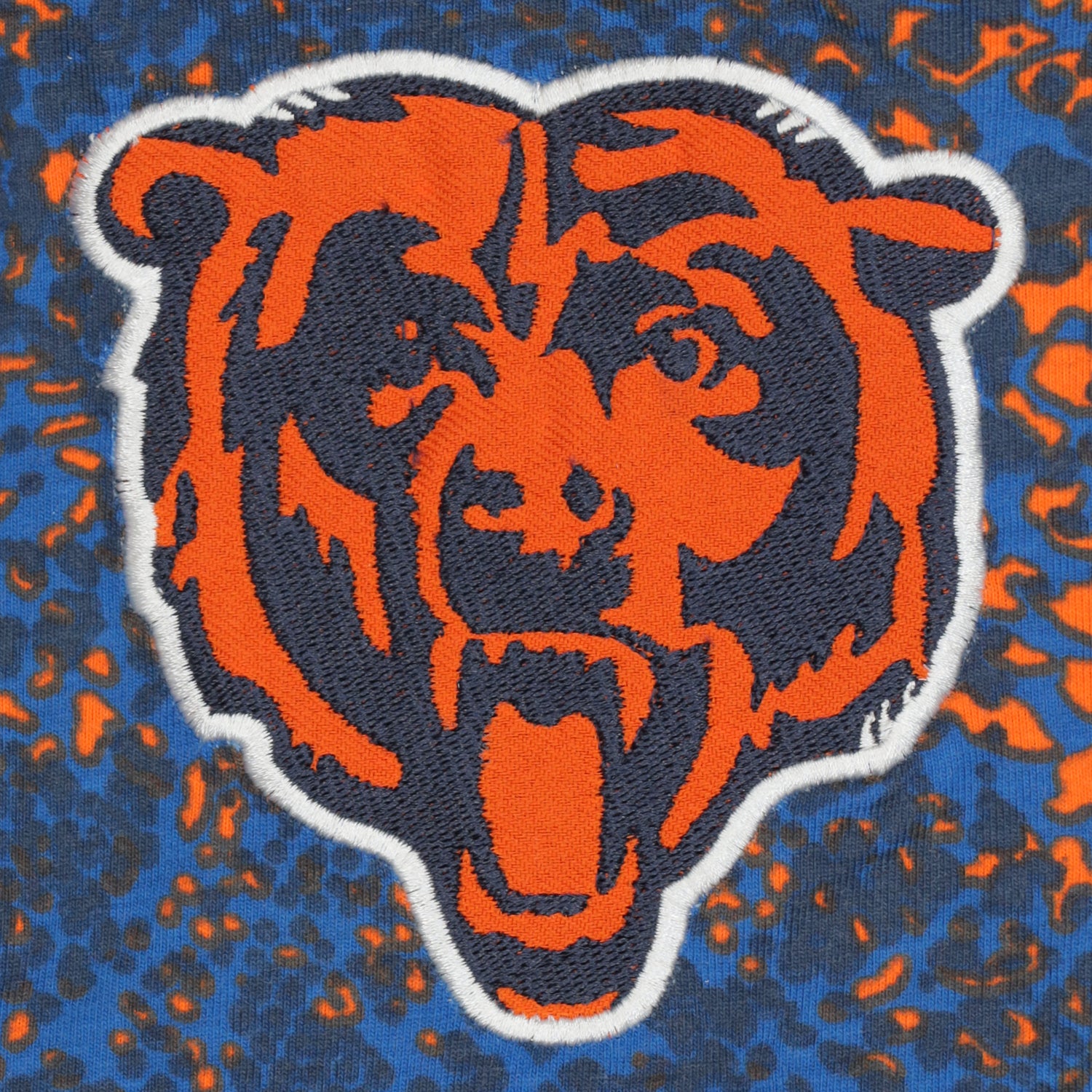 Zubaz NFL Adult Unisex Z88 Embroidered Post Pattern Pant, Chicago Bears, X-Small