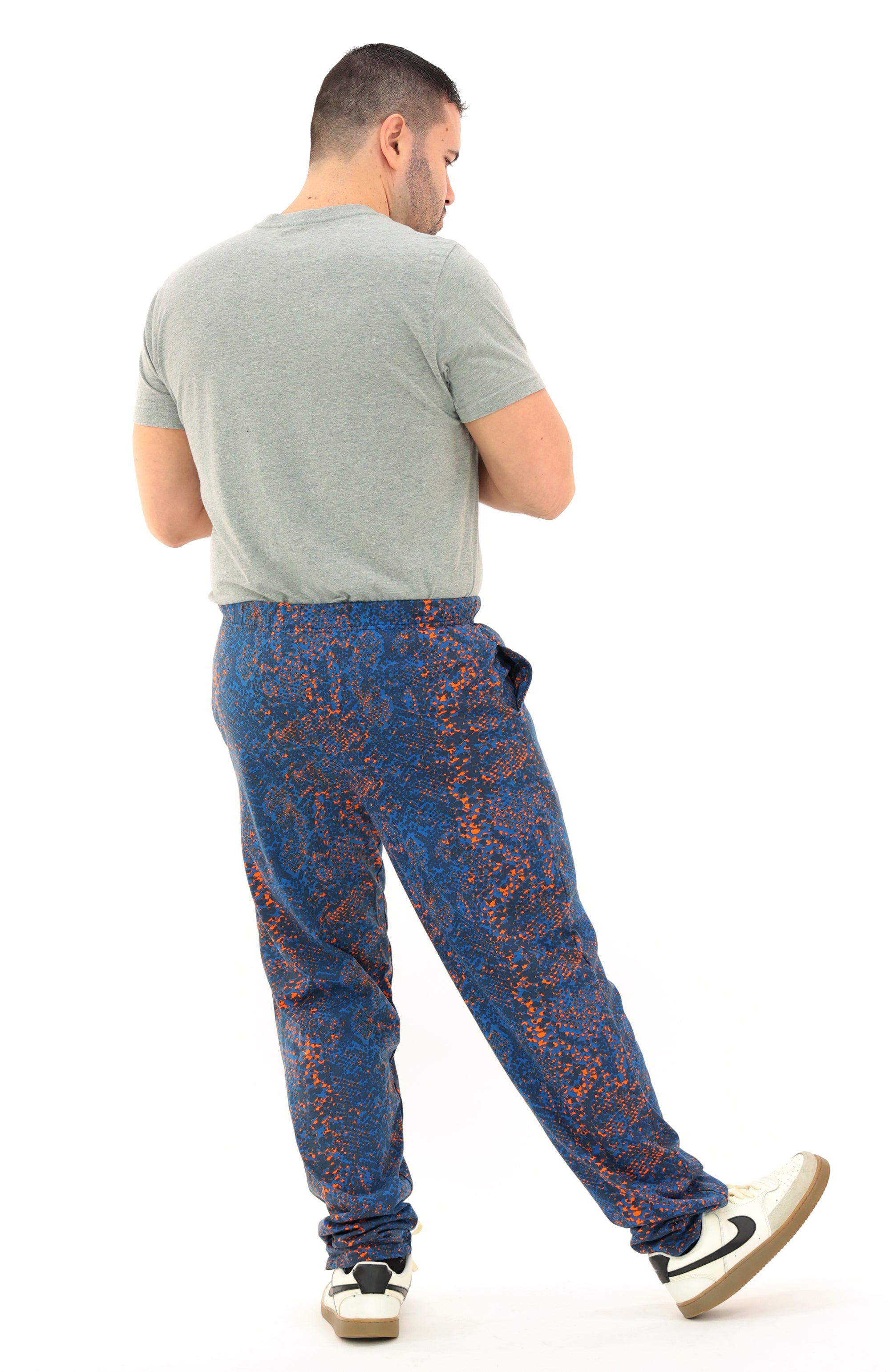 Zubaz NFL Adult Unisex Z88 Embroidered Post Pattern Pant, Chicago Bears, X-Small
