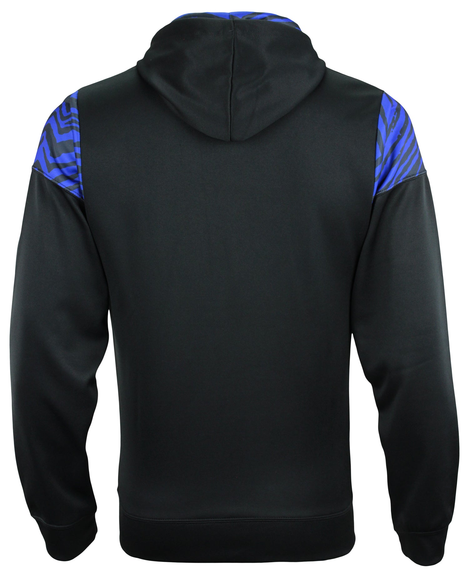 Zubaz NFL   Men's Logo 2 Color Zebra Bands and Hood Liner Full Zip Hoodie, BALTIMORE RAVENS