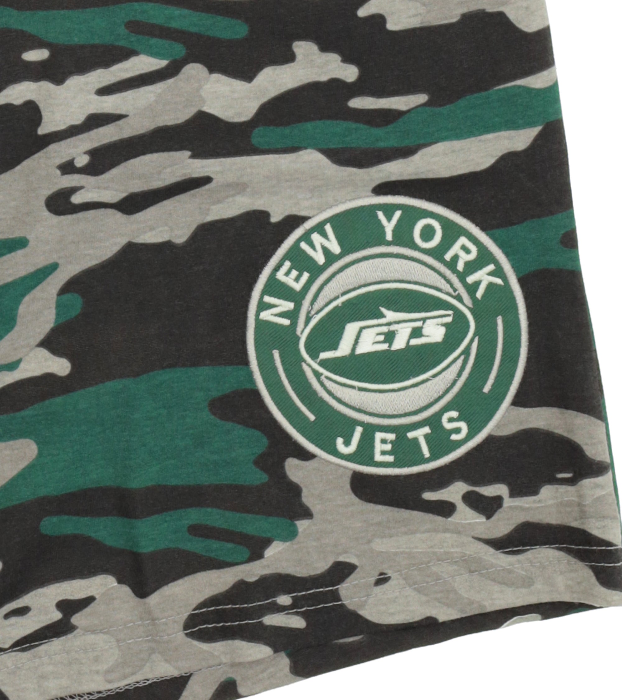 Zubaz NFL Adult Unisex Z88 Embroidered Alt Camo Shorts, New York Jets