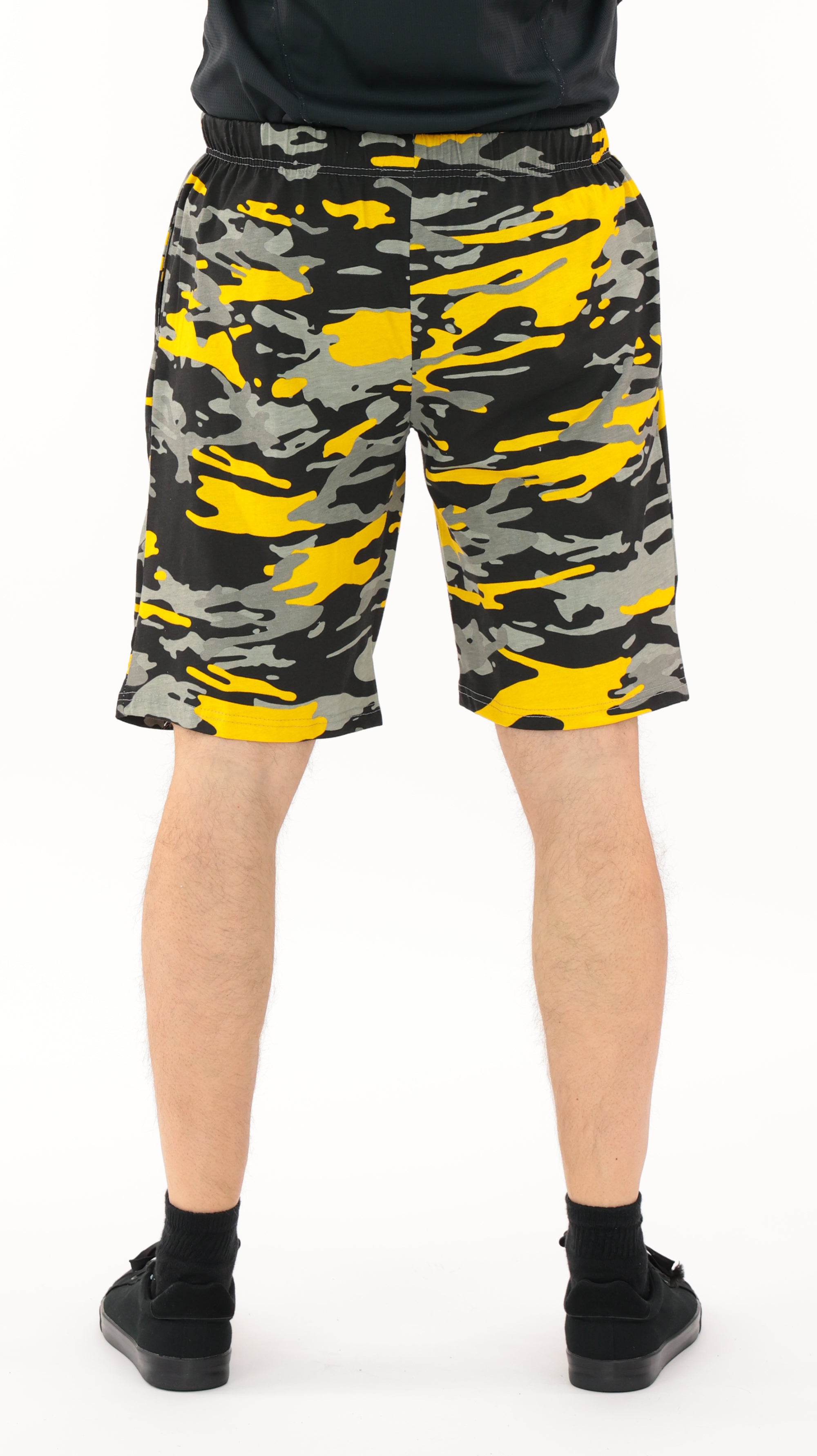 Zubaz NFL Adult Unisex Z88 Embroidered Alt Camo Shorts, Pittsburgh Steelers