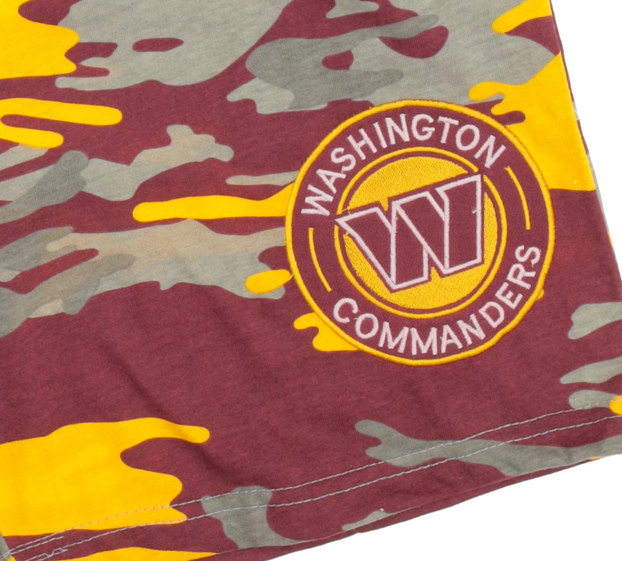 Zubaz NFL Adult Unisex Z88 Embroidered Alt Camo Shorts, Washington Commanders