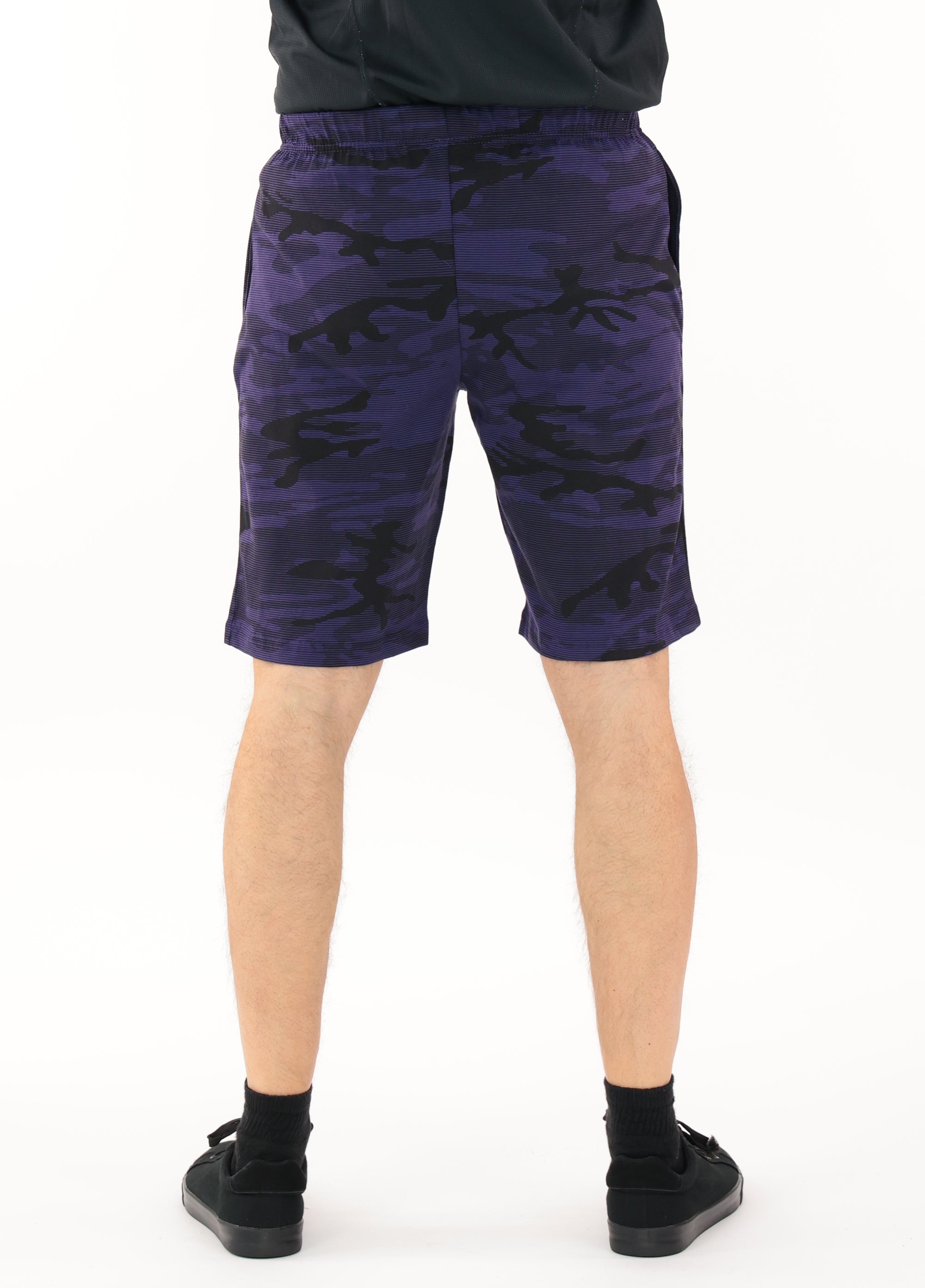 Zubaz NFL Adult Unisex Z88 Camo Lines Shorts, Baltimore Ravens