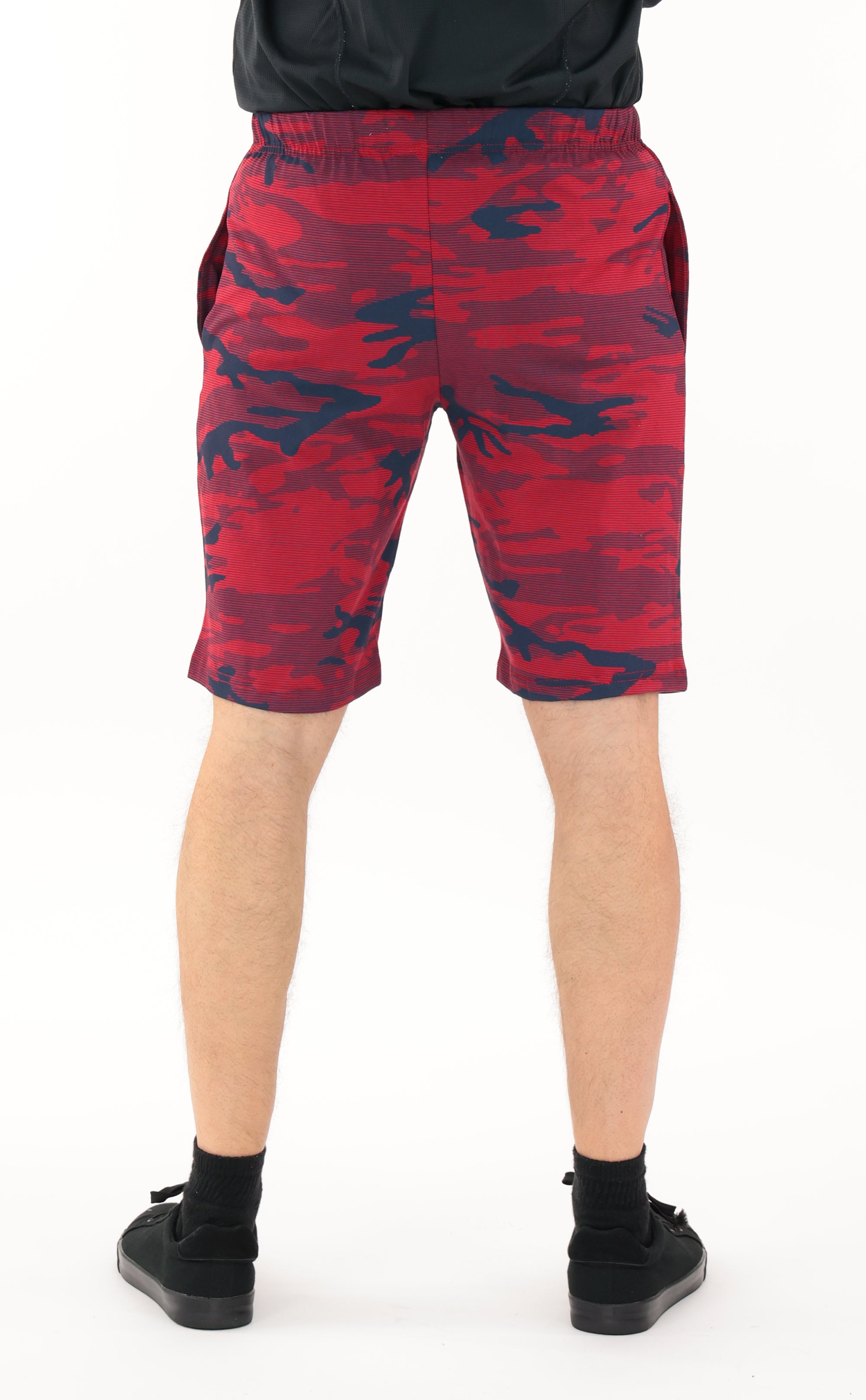 Zubaz NFL Adult Unisex Z88 Camo Lines Shorts, New England Patriots