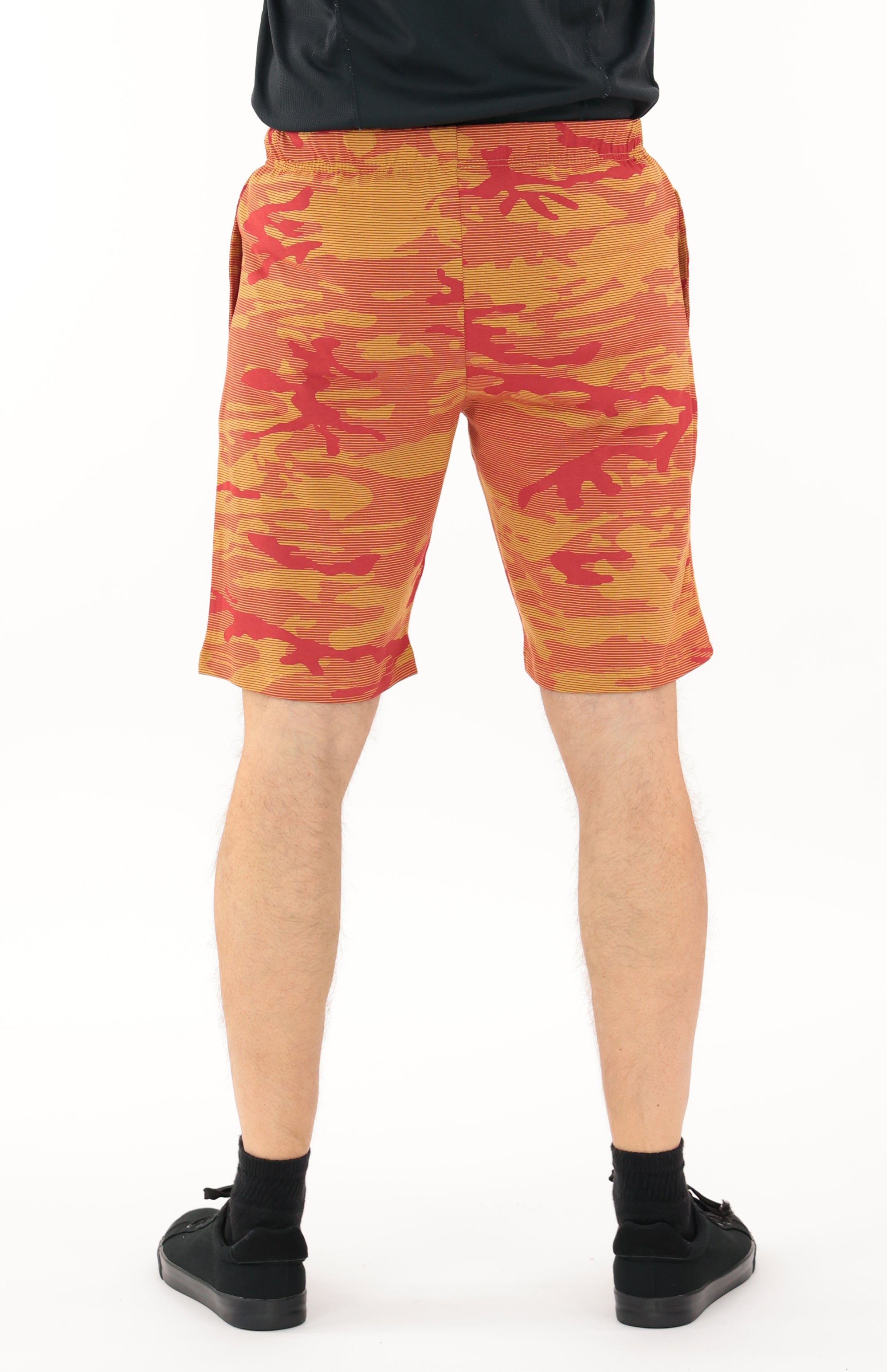 Zubaz NFL Adult Unisex Z88 Camo Lines Shorts, San Francisco 49ers