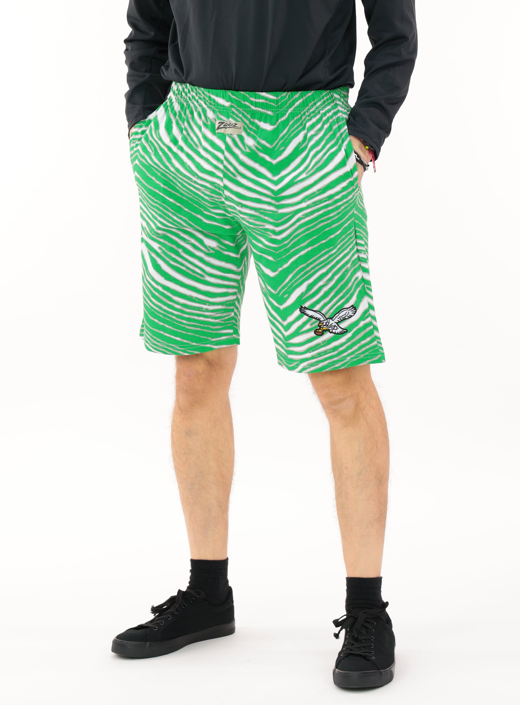 Zubaz NFL Z88 Short, Classic Colors & Marks, PHILADELPHIA EAGLES