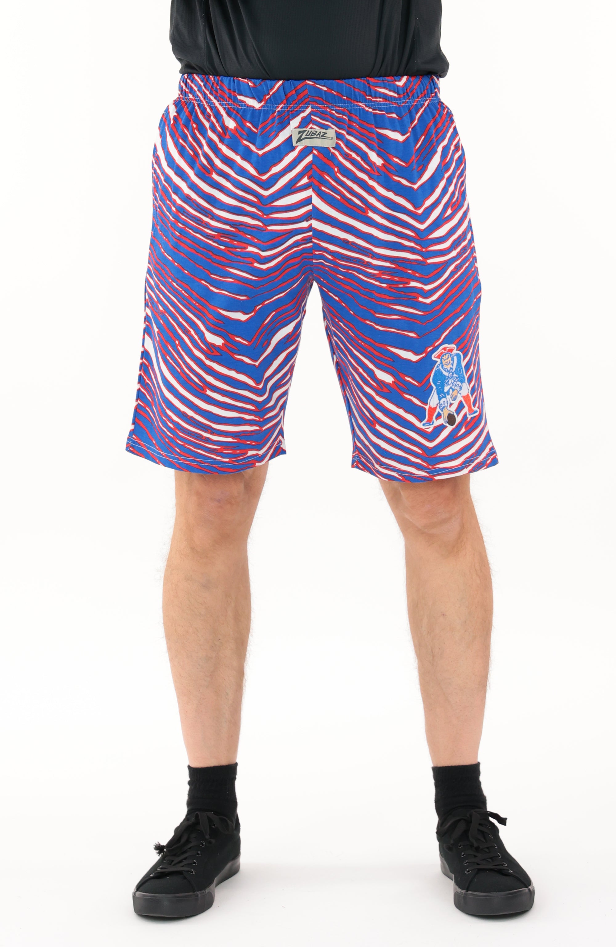 Zubaz NFL Z88 Short, Classic Colors & Marks, NEW ENGLAND PATRIOTS