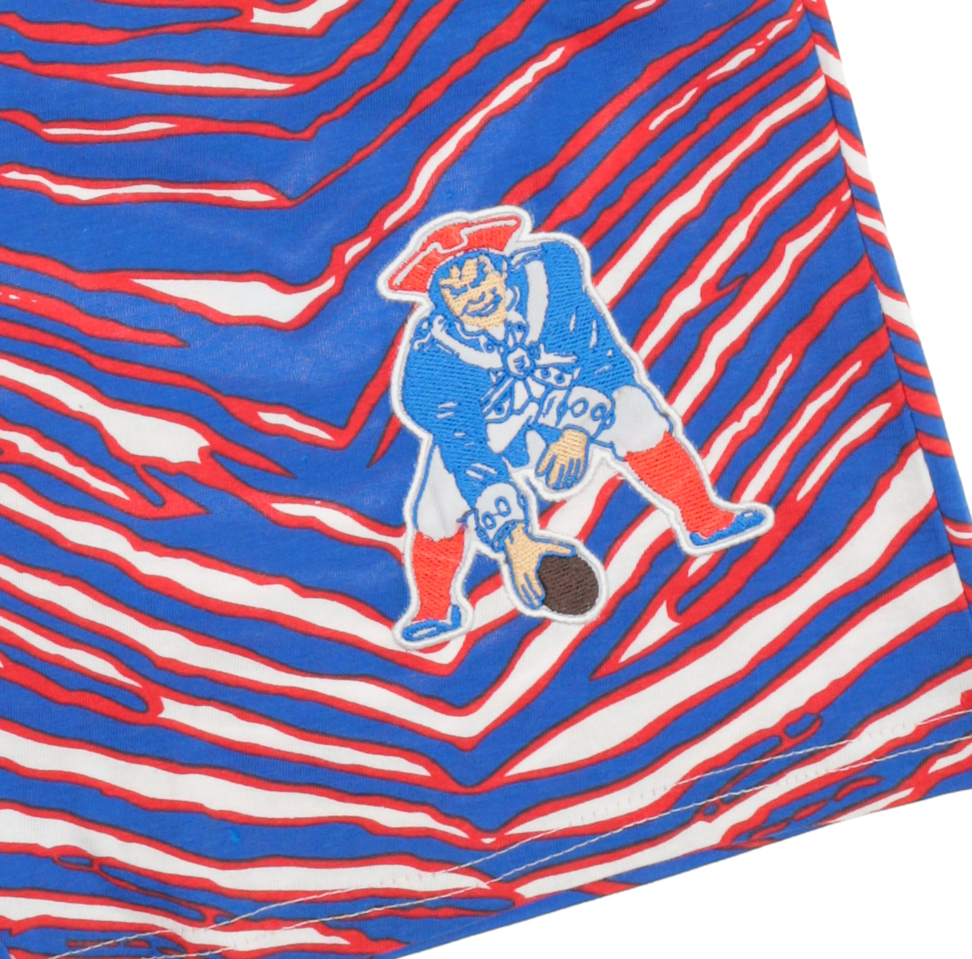 Zubaz NFL Z88 Short, Classic Colors & Marks, NEW ENGLAND PATRIOTS