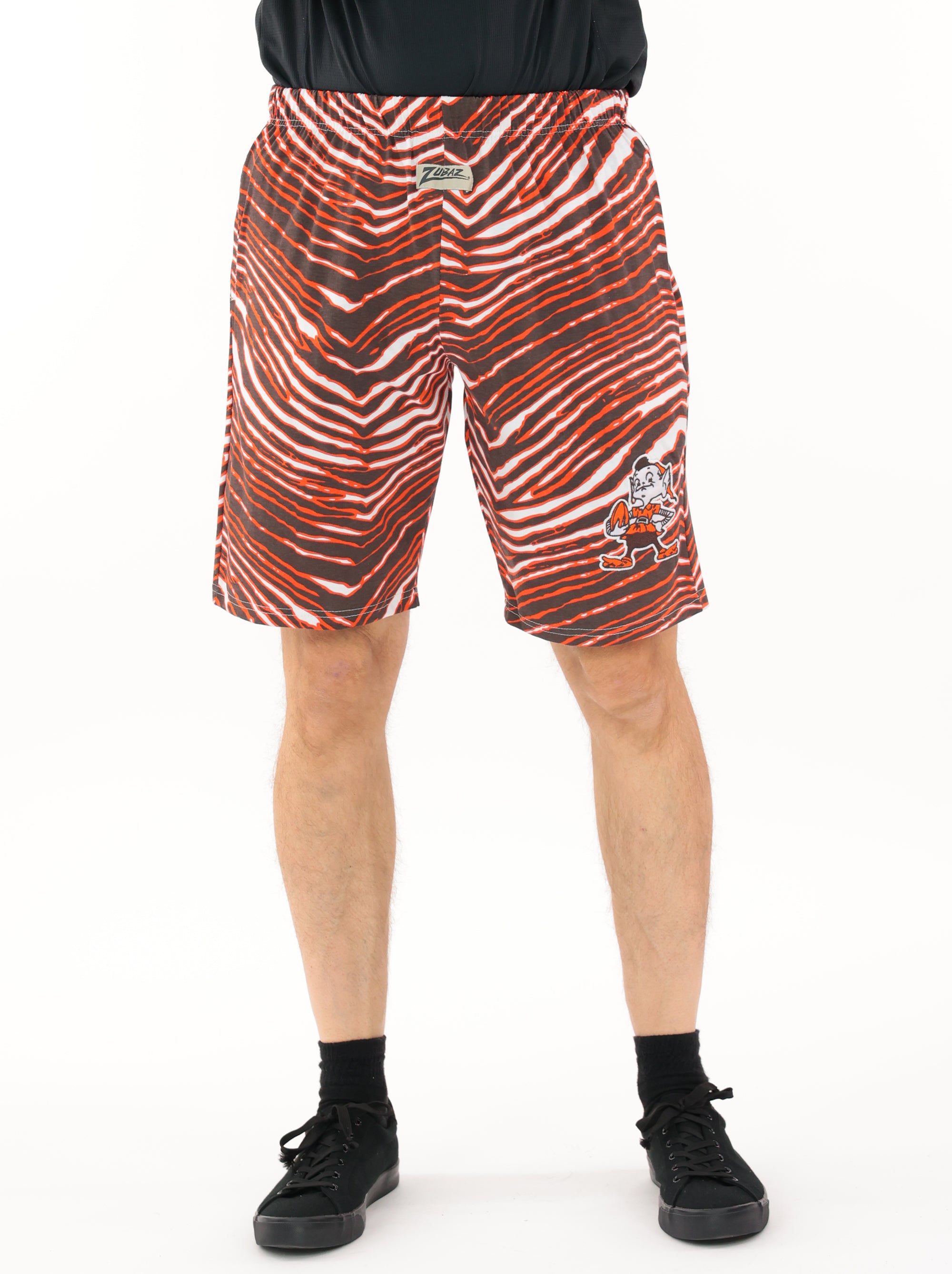 Zubaz NFL Z88 Short, Classic Colors & Marks, CLEVELAND BROWNS