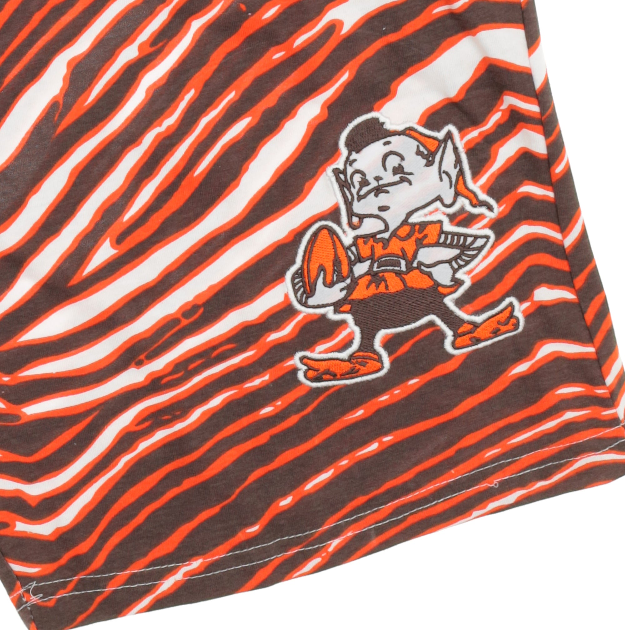 Zubaz NFL Z88 Short, Classic Colors & Marks, CLEVELAND BROWNS