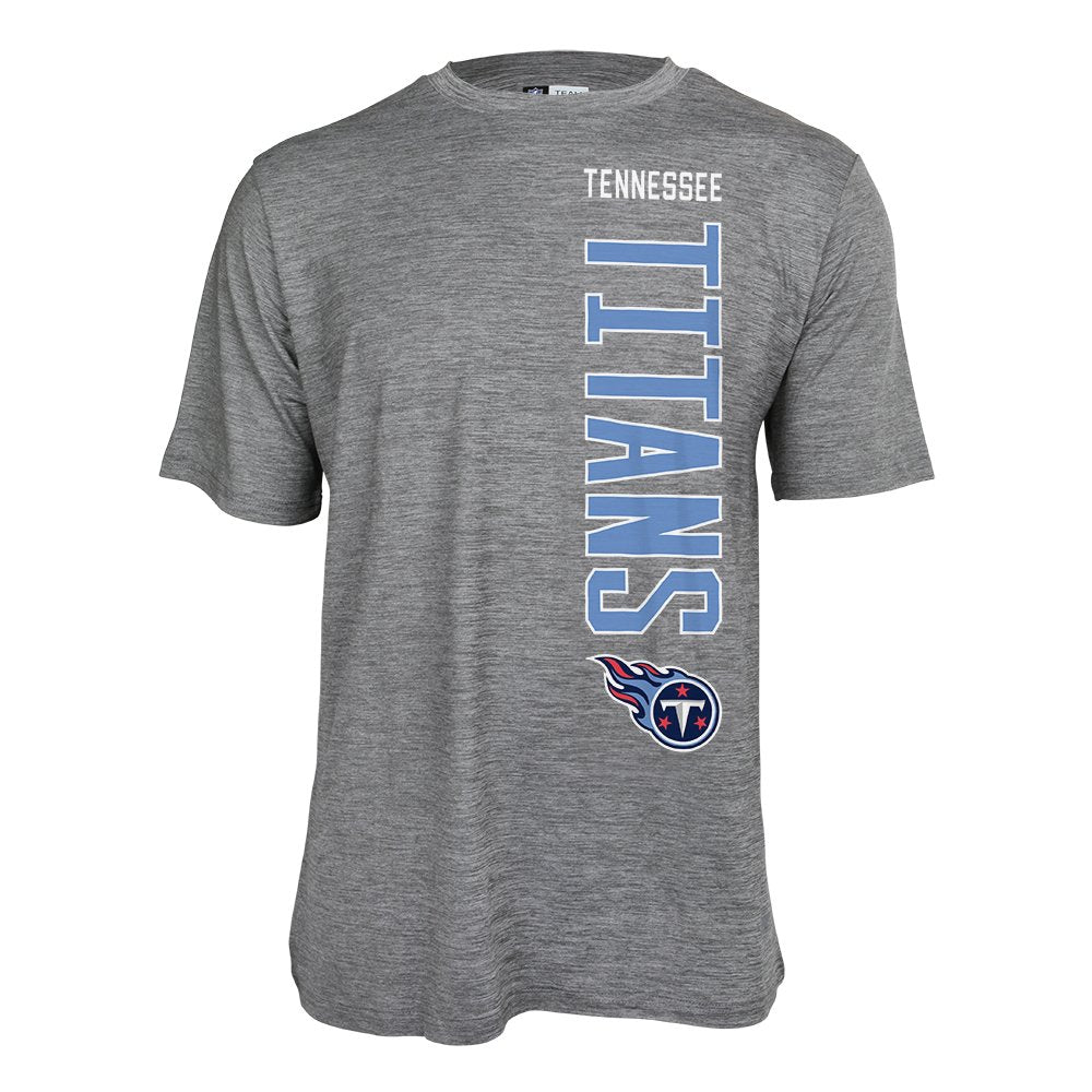 Zubaz NFL Men's Tennessee Titans Vertical Team Name Graphic Tee