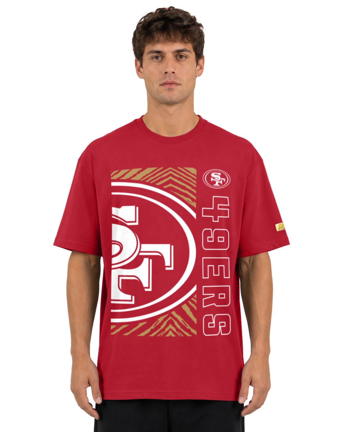Zubaz NFL Vintage 90s MVP Graphic T-Shirt, San Francisco 49ers
