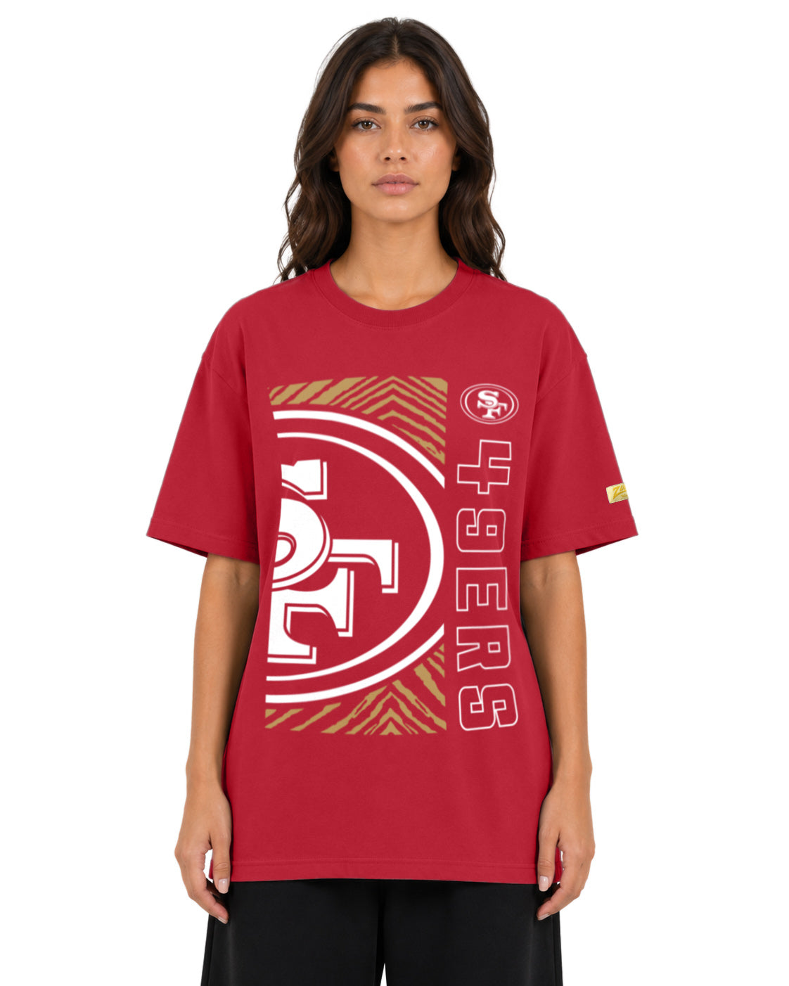 Zubaz NFL Vintage 90s MVP Graphic T-Shirt, San Francisco 49ers