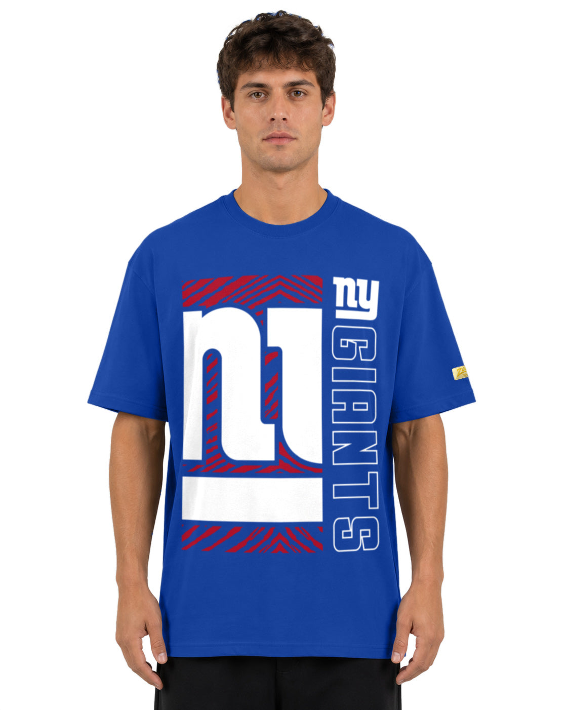 Zubaz NFL Vintage 90s MVP Graphic T-Shirt, New York Giants