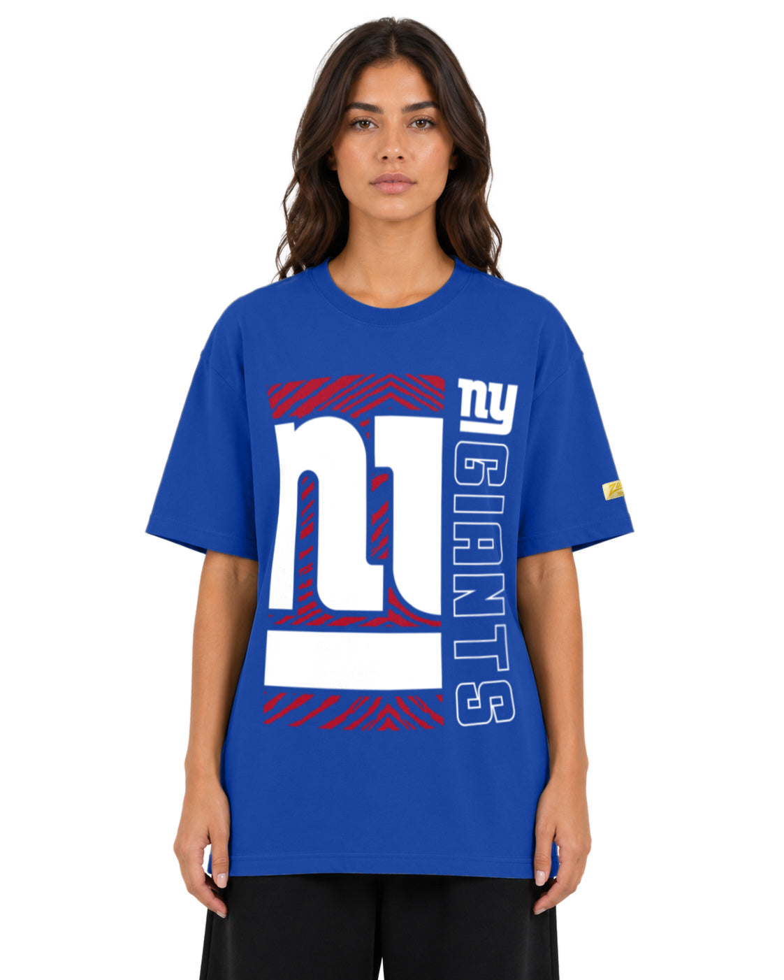 Zubaz NFL Vintage 90s MVP Graphic T-Shirt, New York Giants