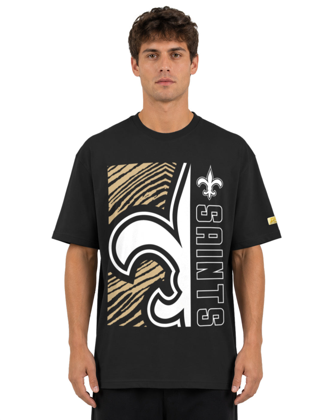 Zubaz NFL Vintage 90s MVP Graphic T-Shirt, New Orleans Saints