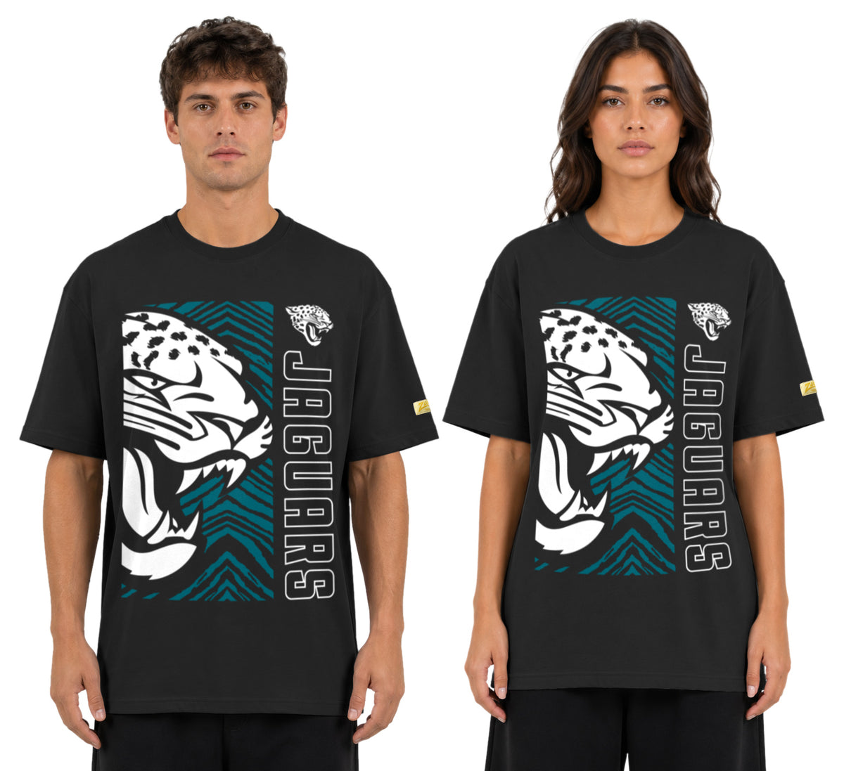 Zubaz NFL Vintage 90s MVP Graphic T-Shirt, Jacksonville Jaguars