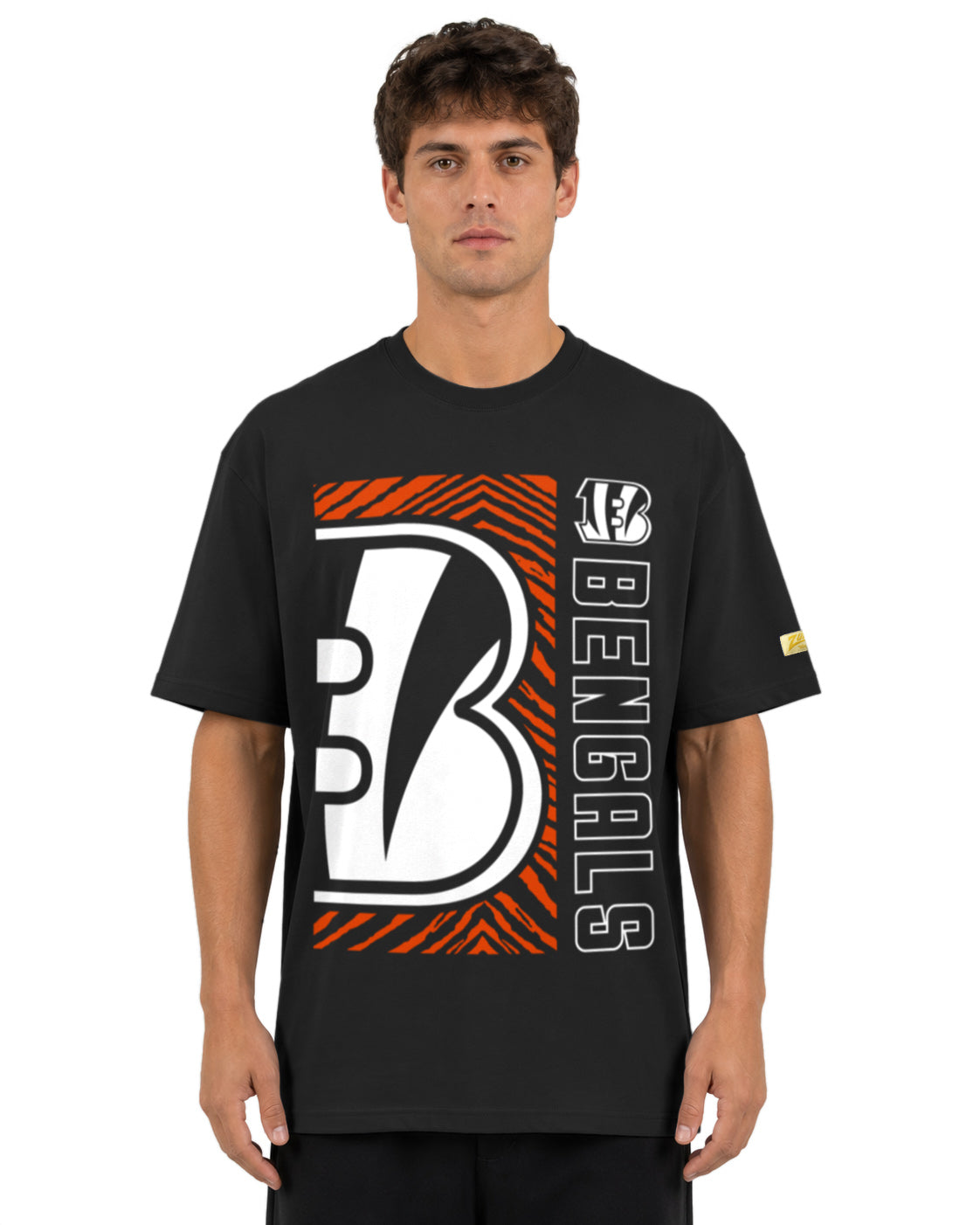 Zubaz NFL Vintage 90s MVP Graphic T-Shirt, Cincinnati Bengals
