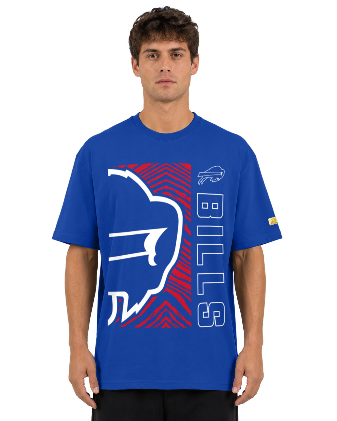 Zubaz NFL Vintage 90s MVP Graphic T-Shirt, Buffalo Bills