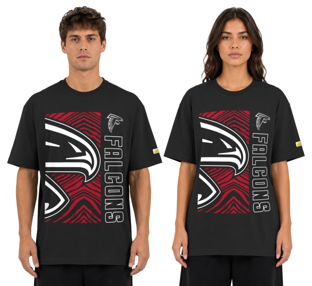 Zubaz NFL Vintage 90s MVP Graphic T-Shirt, Atlanta Falcons