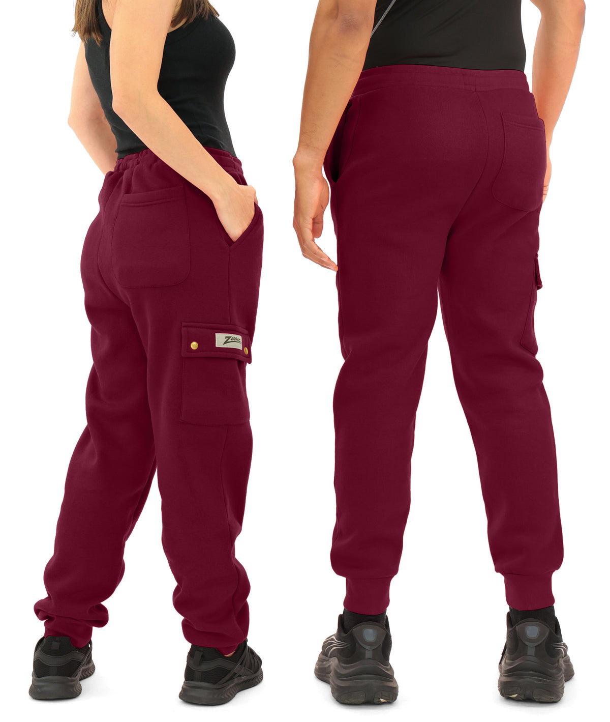 Zubaz NFL Washington Commanders Men's Team Color Cargo Joggers