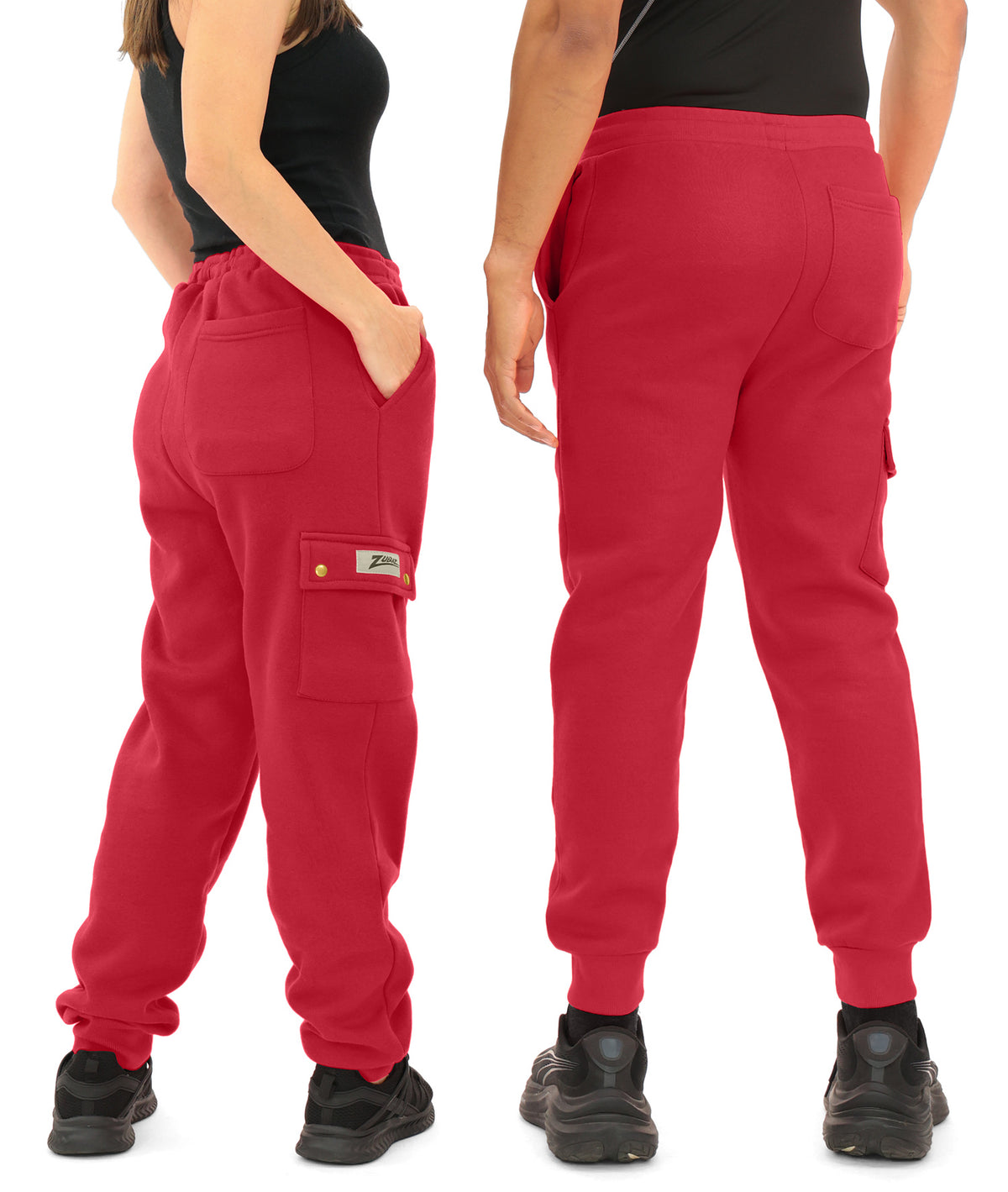 Zubaz NFL San Francisco 49ers Men's Team Color Cargo Joggers