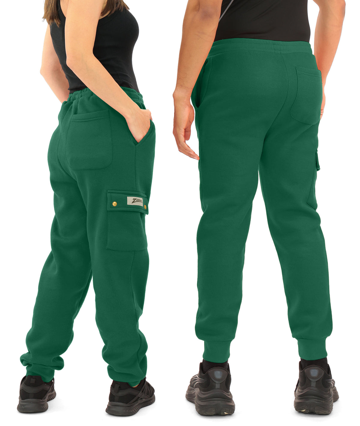 Zubaz NFL New York Jets Men's Team Color Cargo Joggers