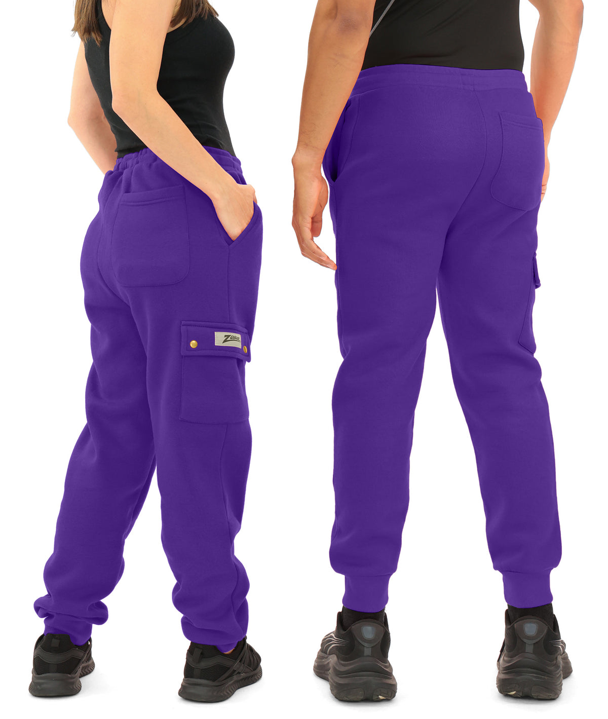Zubaz NFL Minnesota Vikings Men's Team Color Cargo Joggers