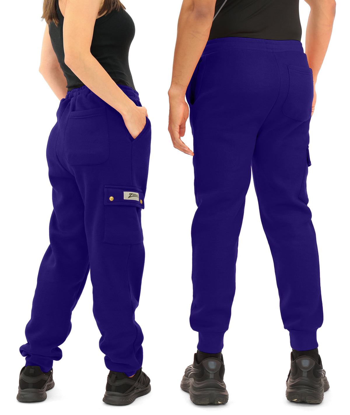 Zubaz NFL Baltimore Ravens Men's Team Color Cargo Joggers