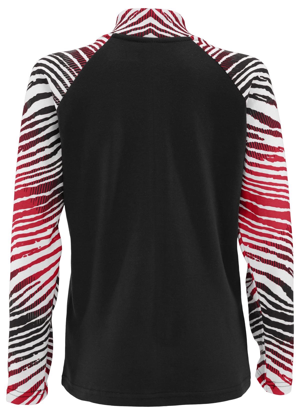 Zubaz NFL Women's Zebra Ombre Long Sleeve Quarter Zip Pullover - Arizona Cardinals