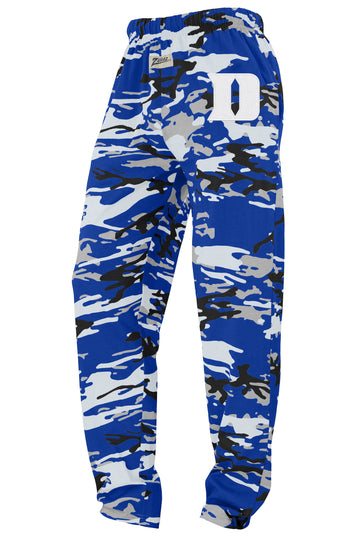 Zubaz NCAA Duke Blue Devils Unisex Alternate Camo Z88 Embroidered Pants