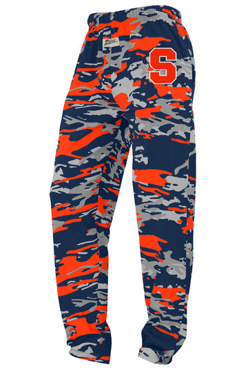 Zubaz NCAA Syracuse Orange Unisex Alternate Camo Z88 Embroidered Pants